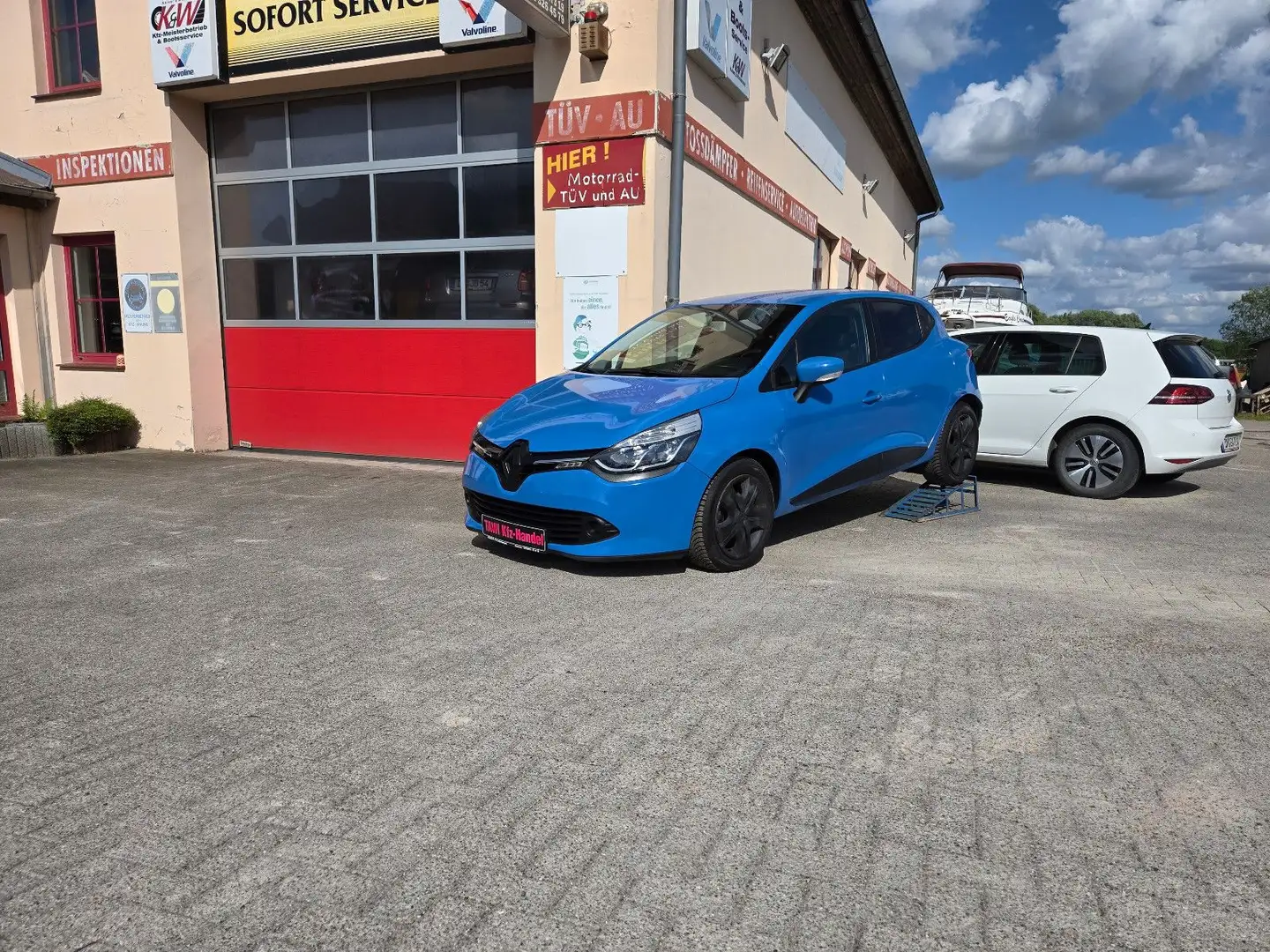 Renault Clio IV Dynamique**Scheckheft** Blau - 1