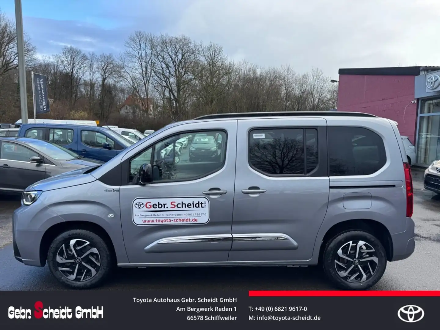 Toyota Proace City Verso L1 Team D 1.5 D-4D EU6d LED-Scheinwerfer Rüc Silber - 2