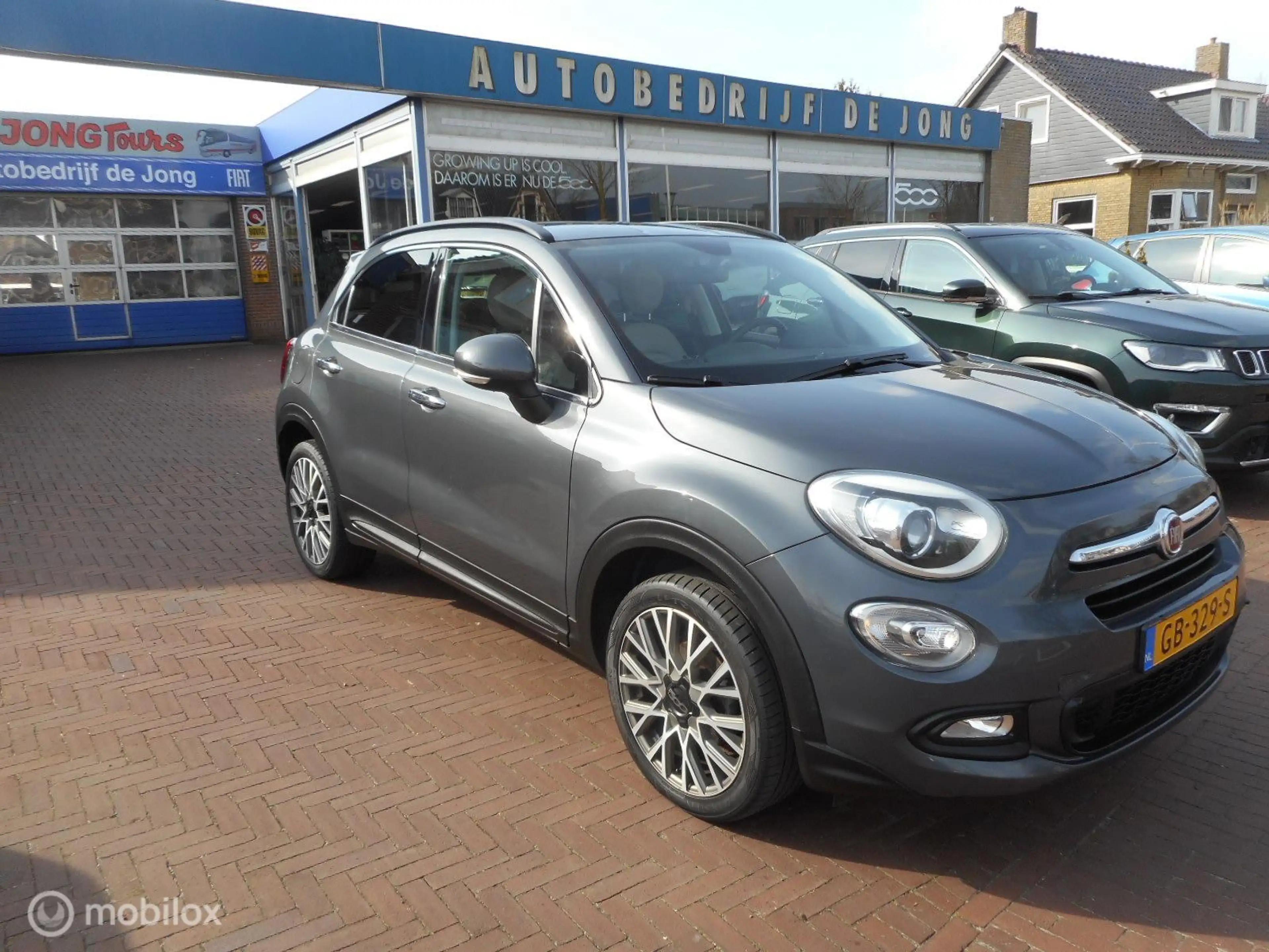 Fiat 500X 1.4 Turbo MultiAir 140 Lounge TREKHAAK+DAKRAILS+LM