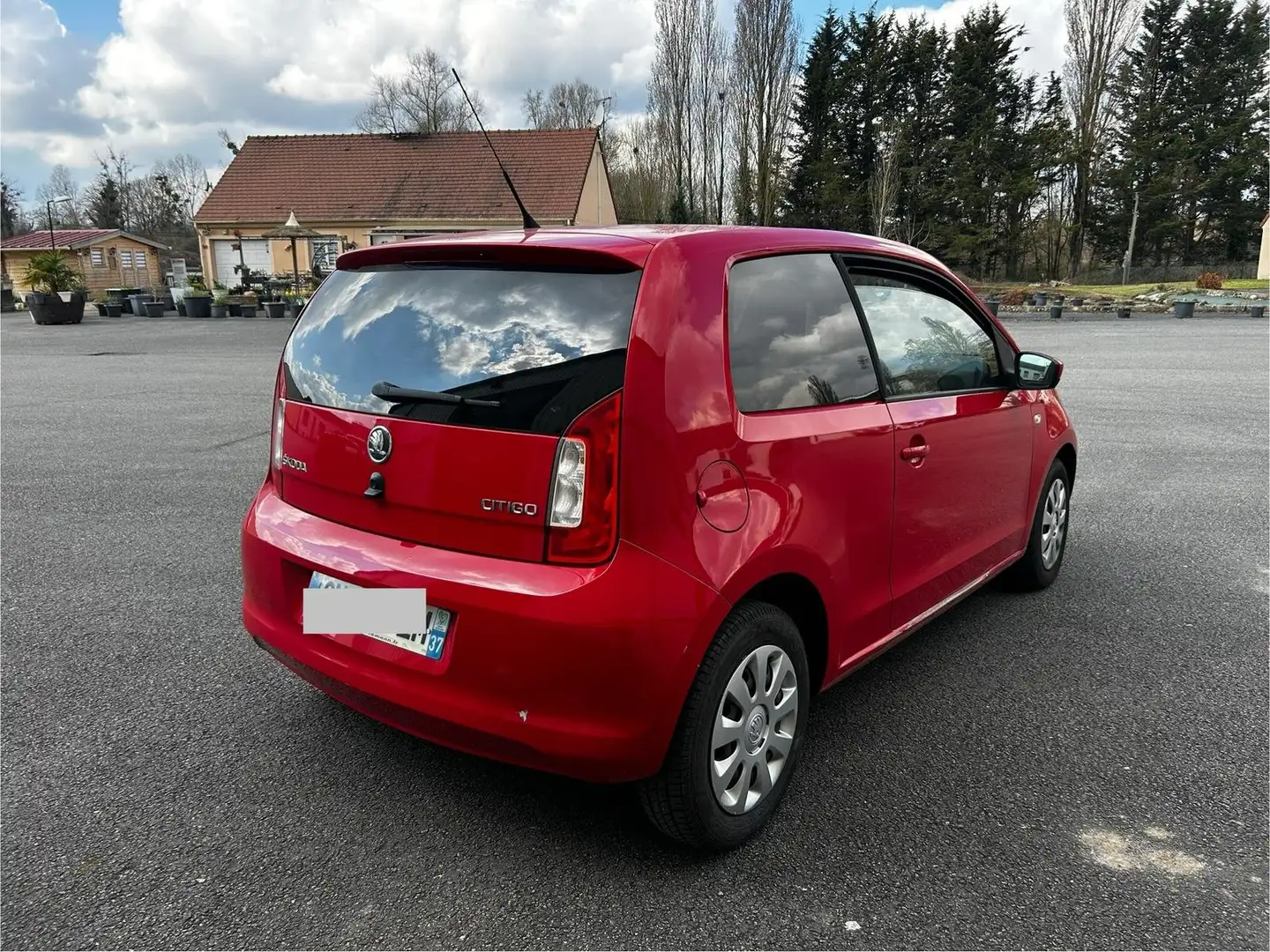 Skoda Citigo Citigo 1.0 12v MPI 60 ch Ambition Rojo - 2