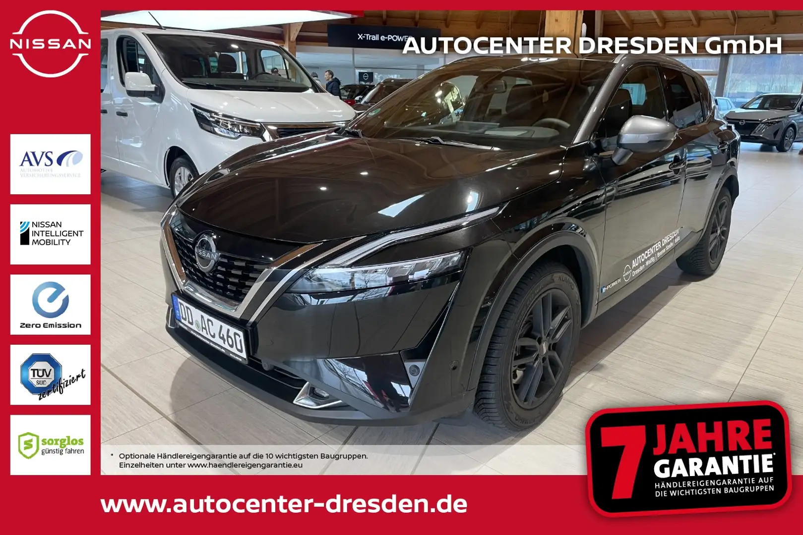Nissan Qashqai 1.5VC-T e-Power Tekna NAV Pano SH LED Schwarz - 1