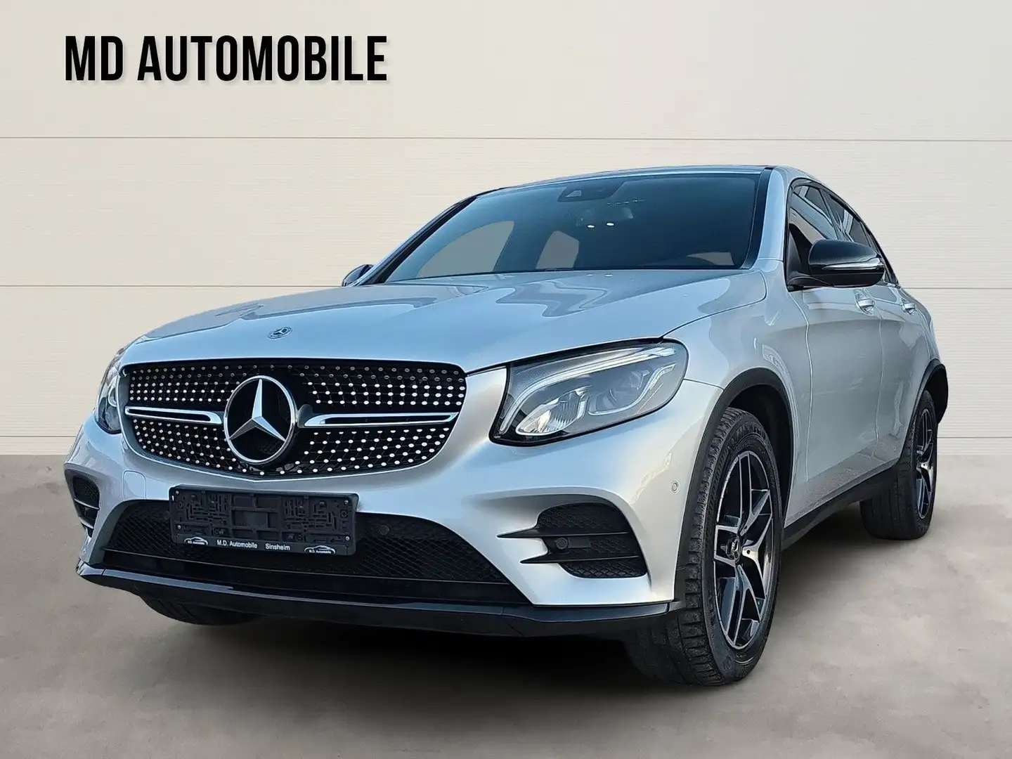 Mercedes-Benz GLC 220 D Coupe d 4Matic AMG LINE Argent - 1