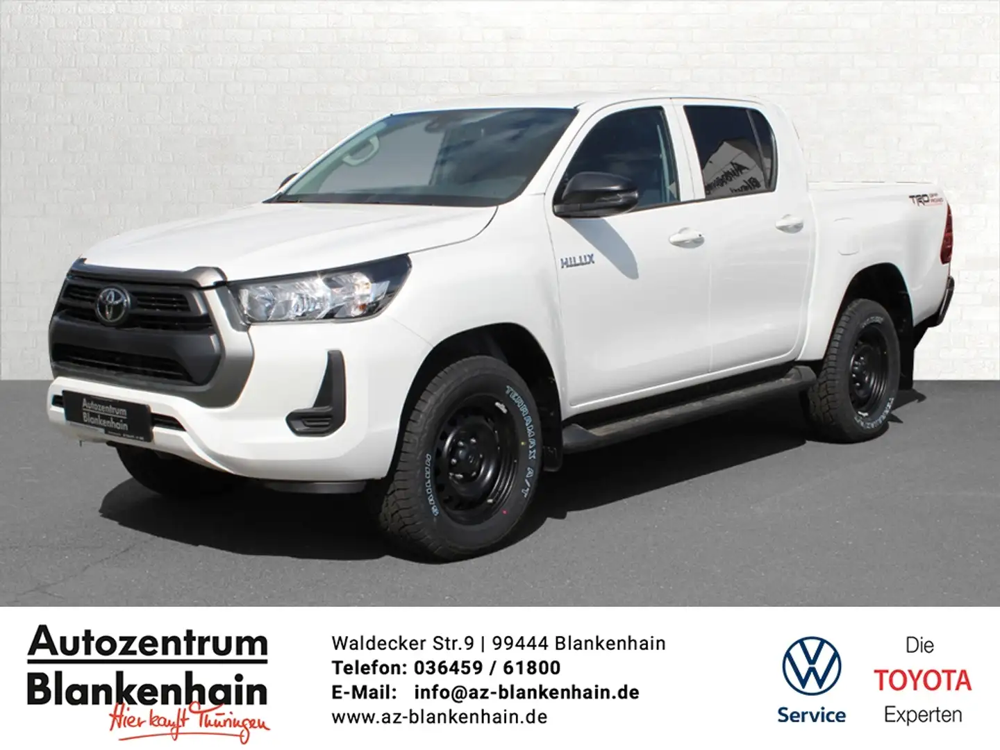 Toyota Hilux 2,8 D-4D Double Cab 4x4 ACC*SHZ*Kamera* Weiß - 1
