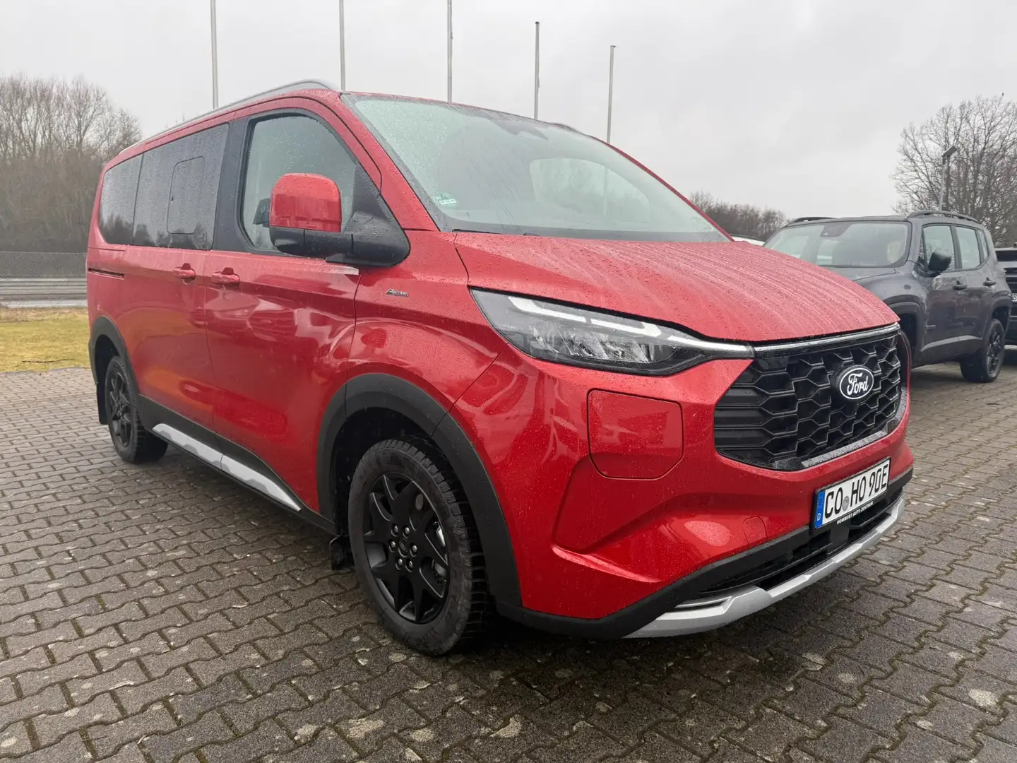 Ford Tourneo Custom 340 L1 PHEV Active *PHEV*PANO* Rot - 2