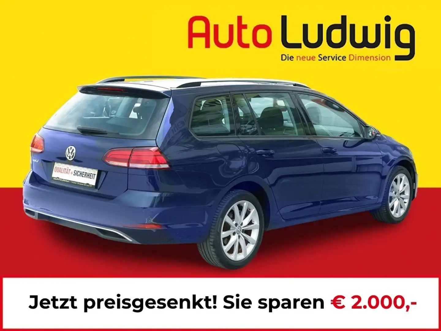 Volkswagen Golf Variant Comfortline 1,0 TSI*PARKASSIST*LED*SHZ*TEMPOMAT Blau - 2