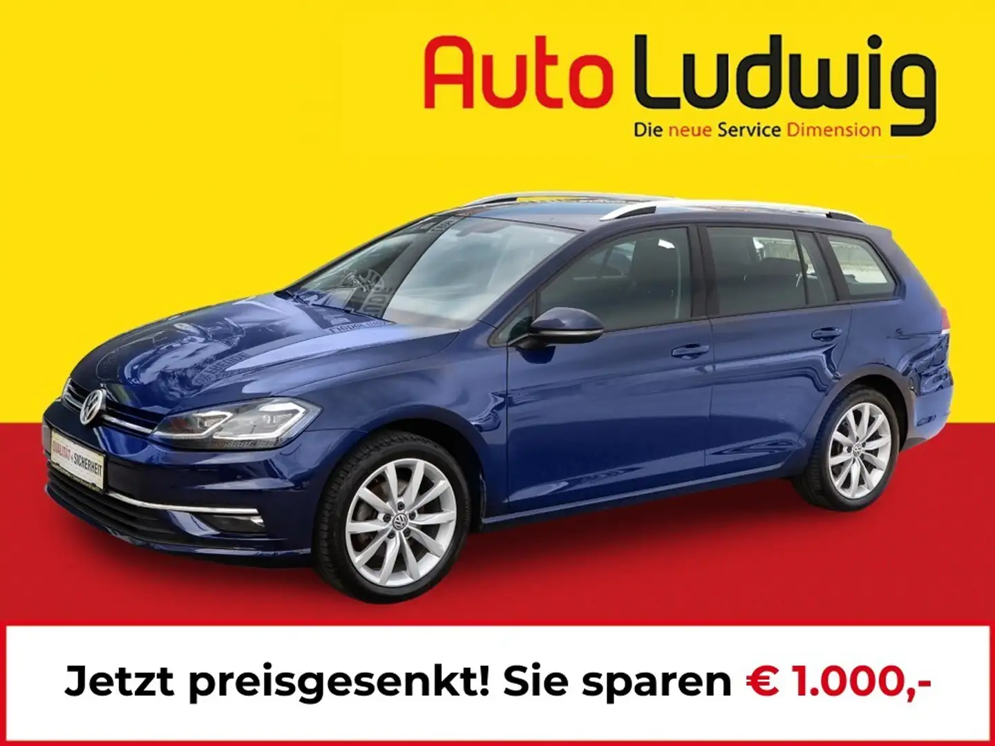 Volkswagen Golf Variant Comfortline 1,0 TSI*PARKASSIST*LED*SHZ*TEMPOMAT Blau - 1