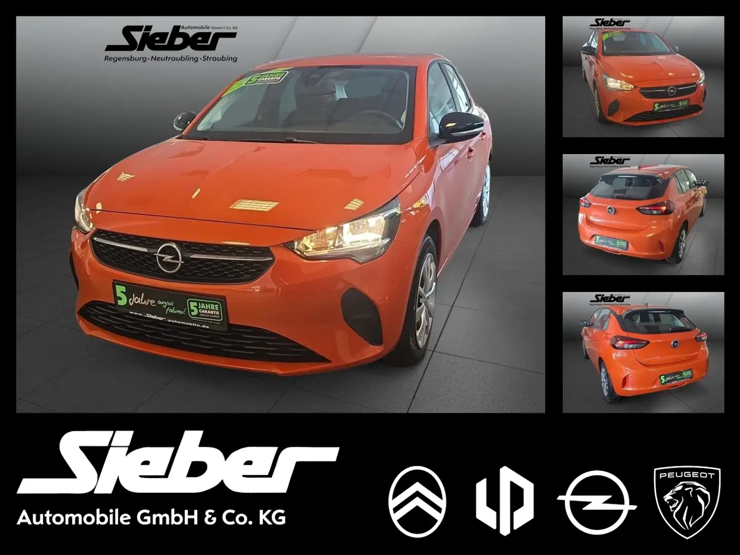 Opel Corsa-e Edition *PDC*Sitzheizung*Klimaauto.* Orange - 1