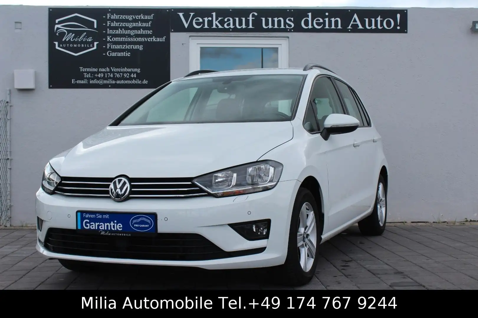 Volkswagen Golf Sportsvan Comf. 1,6 Tdi BMT/DSG/NAVI/SHZ Blanco - 2