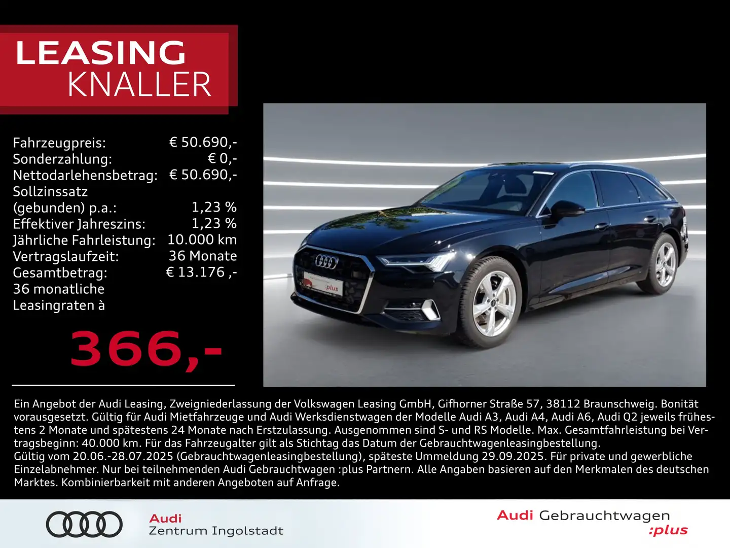 Audi A6 Avant 45 TFSI qu S line HD-MATRIX 20" Advanced Noir - 1