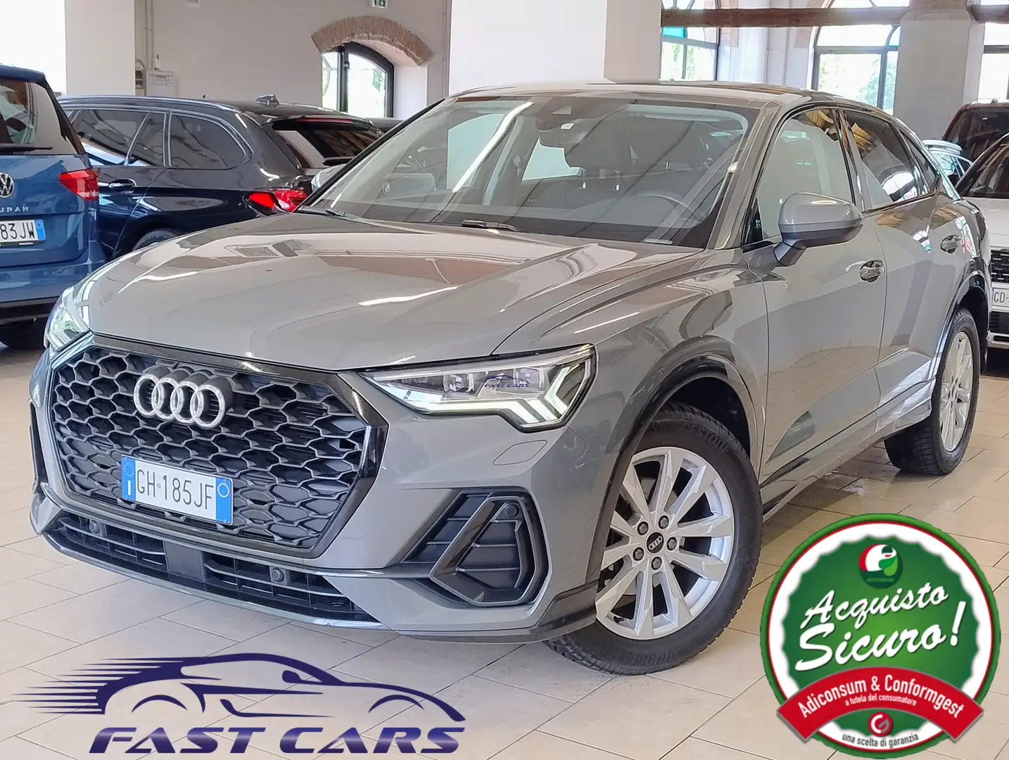 Audi Q3 SPB 35 tdi s-tronic VIRTUAL MATRIX SEDILI SPORT Grijs - 1