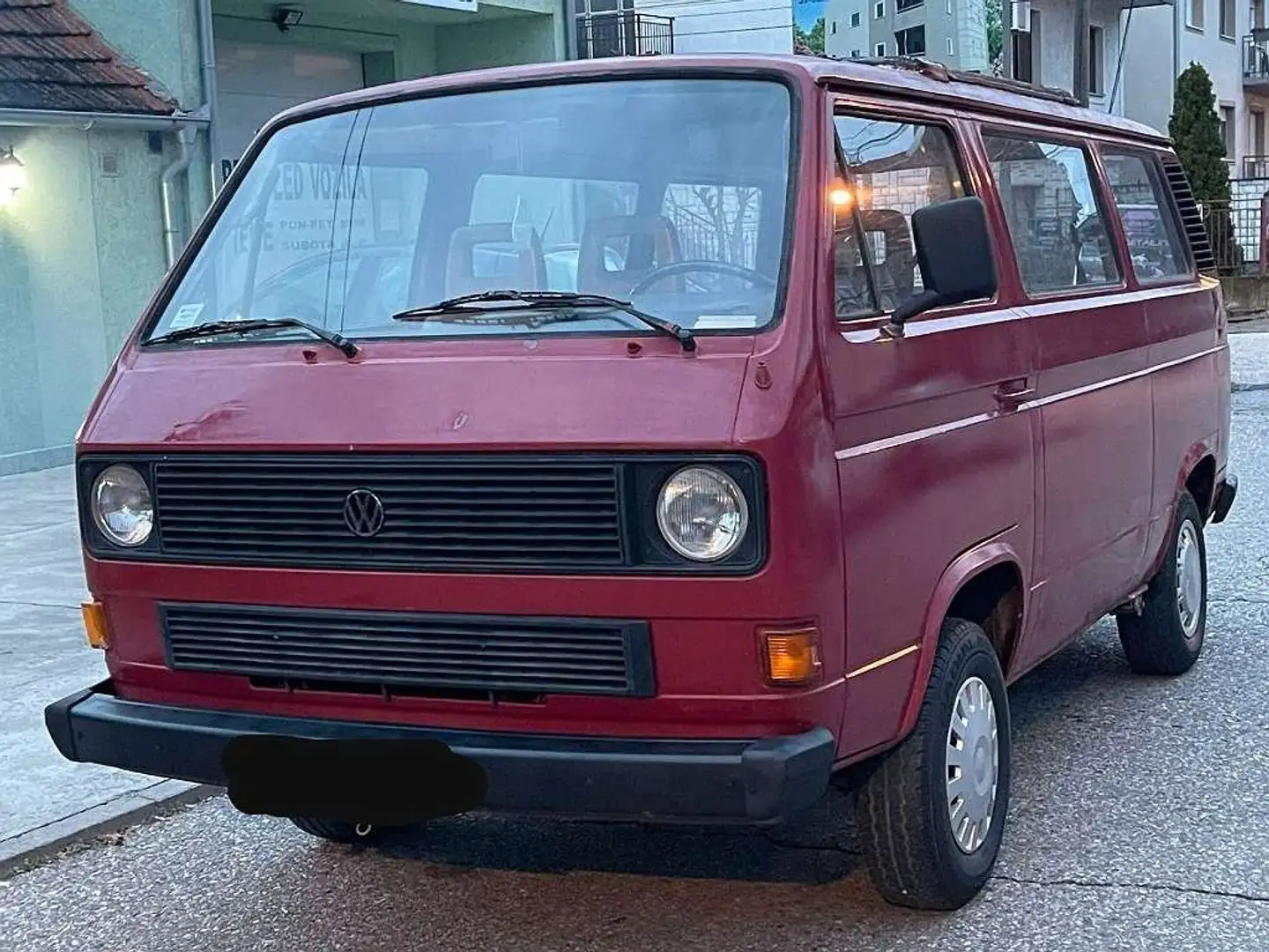 Volkswagen T3 Kombi Rouge - 1