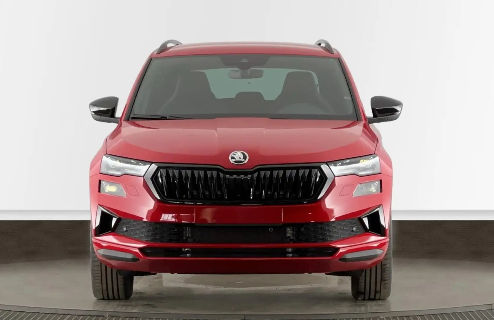 Skoda Karoq 1.5TSI Sportline DSG Matrix AHK Navi Rood - 2