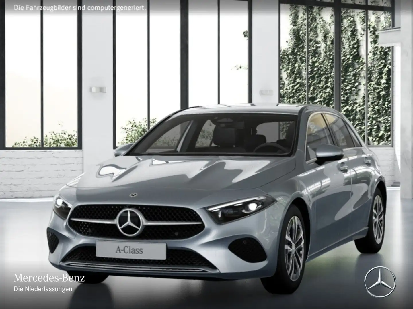 Mercedes-Benz A 200 PROGRESSIVE+AHK+MULTIBEAM+KAMERA+TOTW+7G Silber - 2