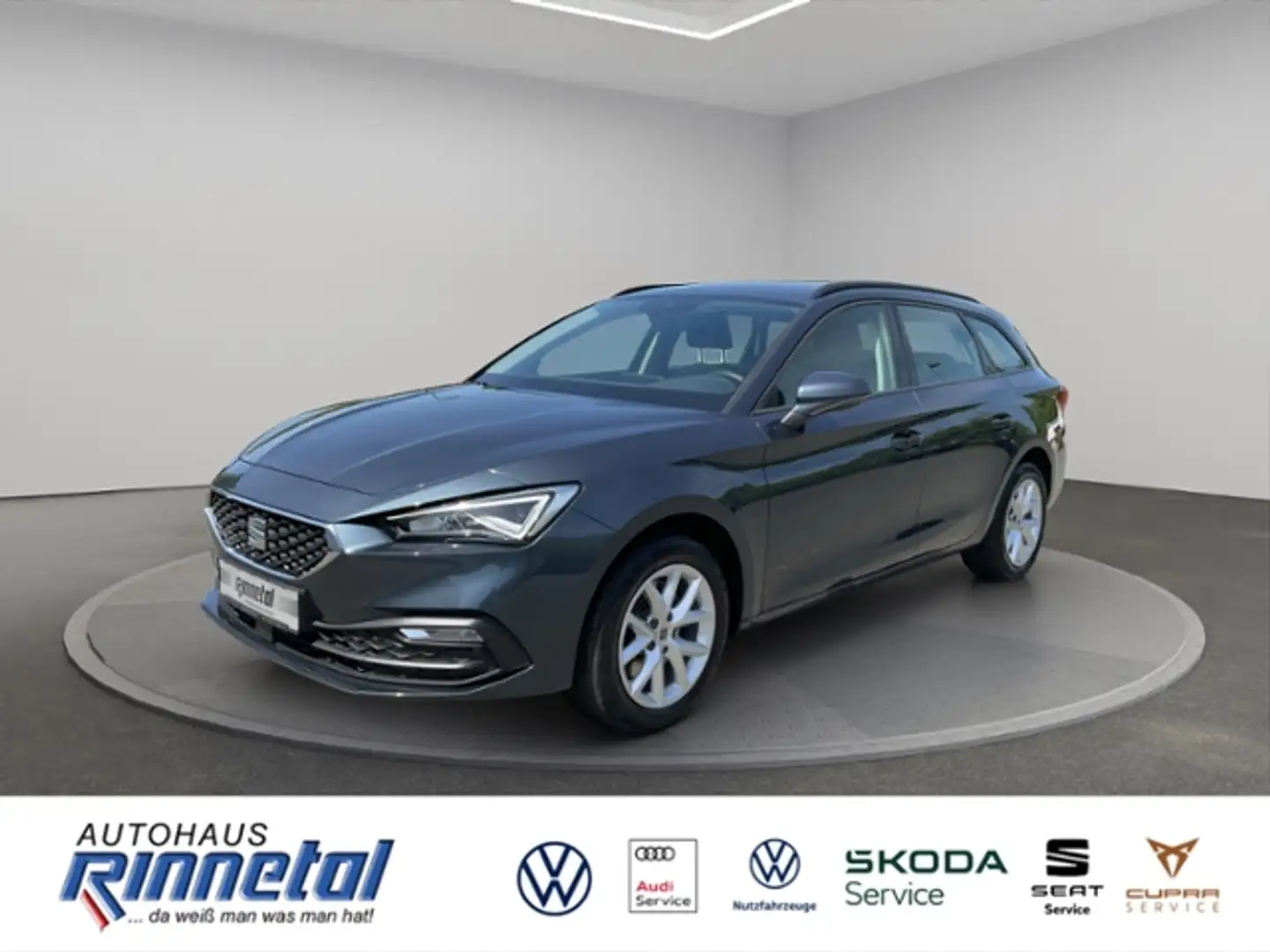 SEAT Leon Sportstourer 2.0 TDI DSG Style LED LICHT+NAVI+BEA Grau - 1