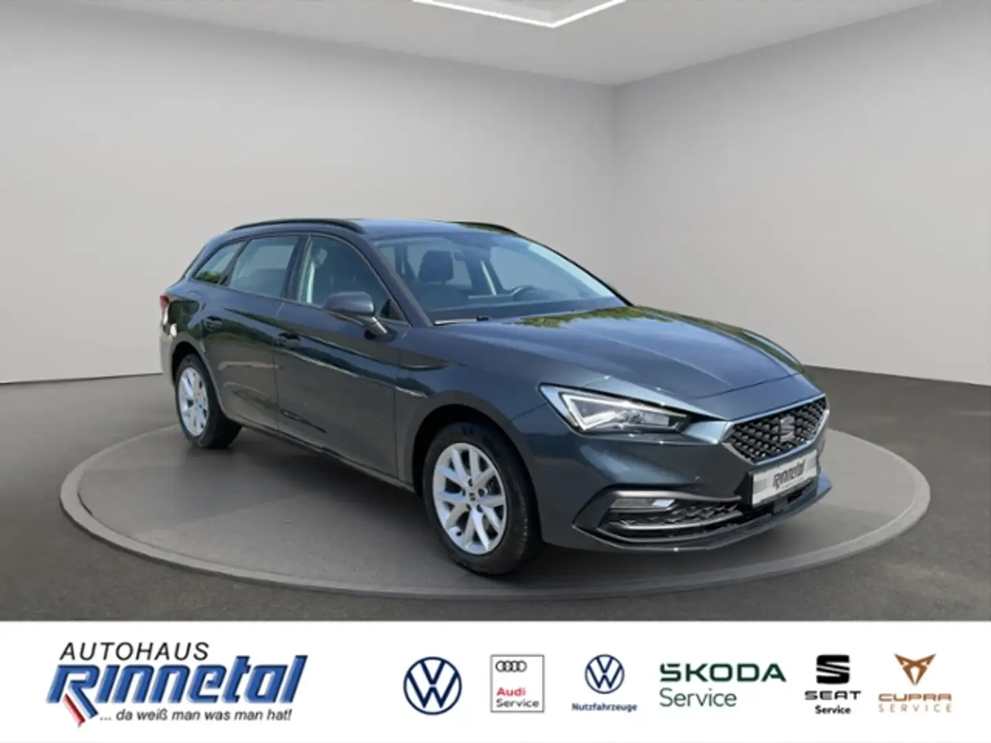 SEAT Leon Sportstourer 2.0 TDI DSG Style LED LICHT+NAVI+BEA Grau - 2