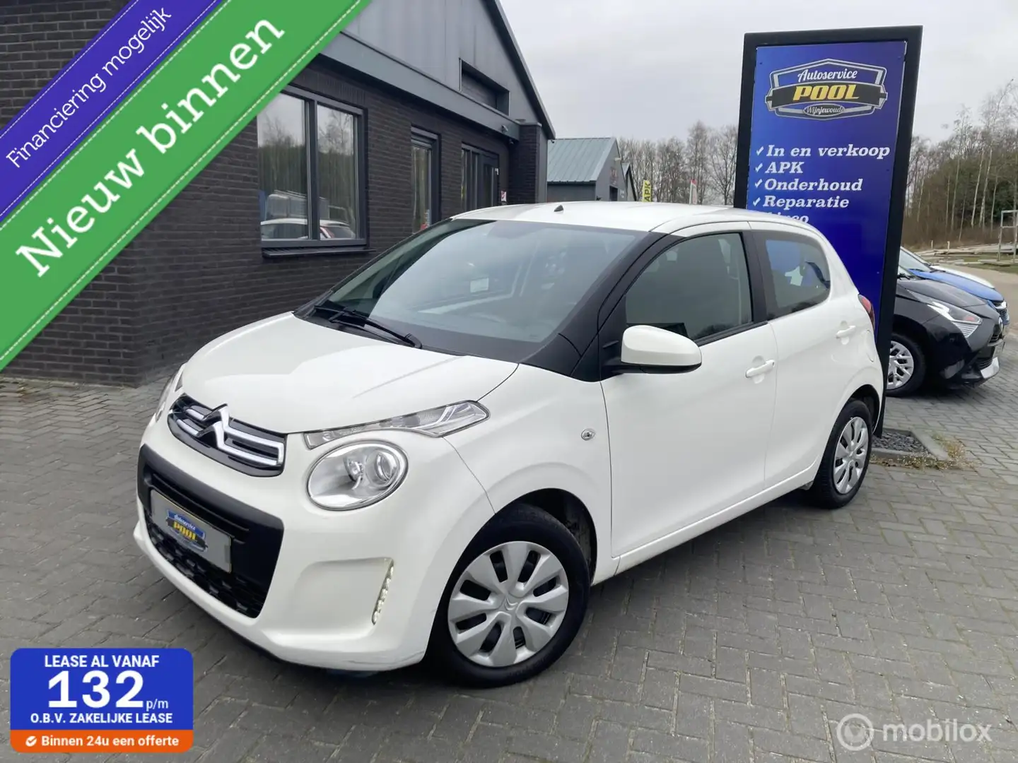 Citroen C1 1.0 VTi Feel A/C |Bluetooth| Isofix| Weiß - 1