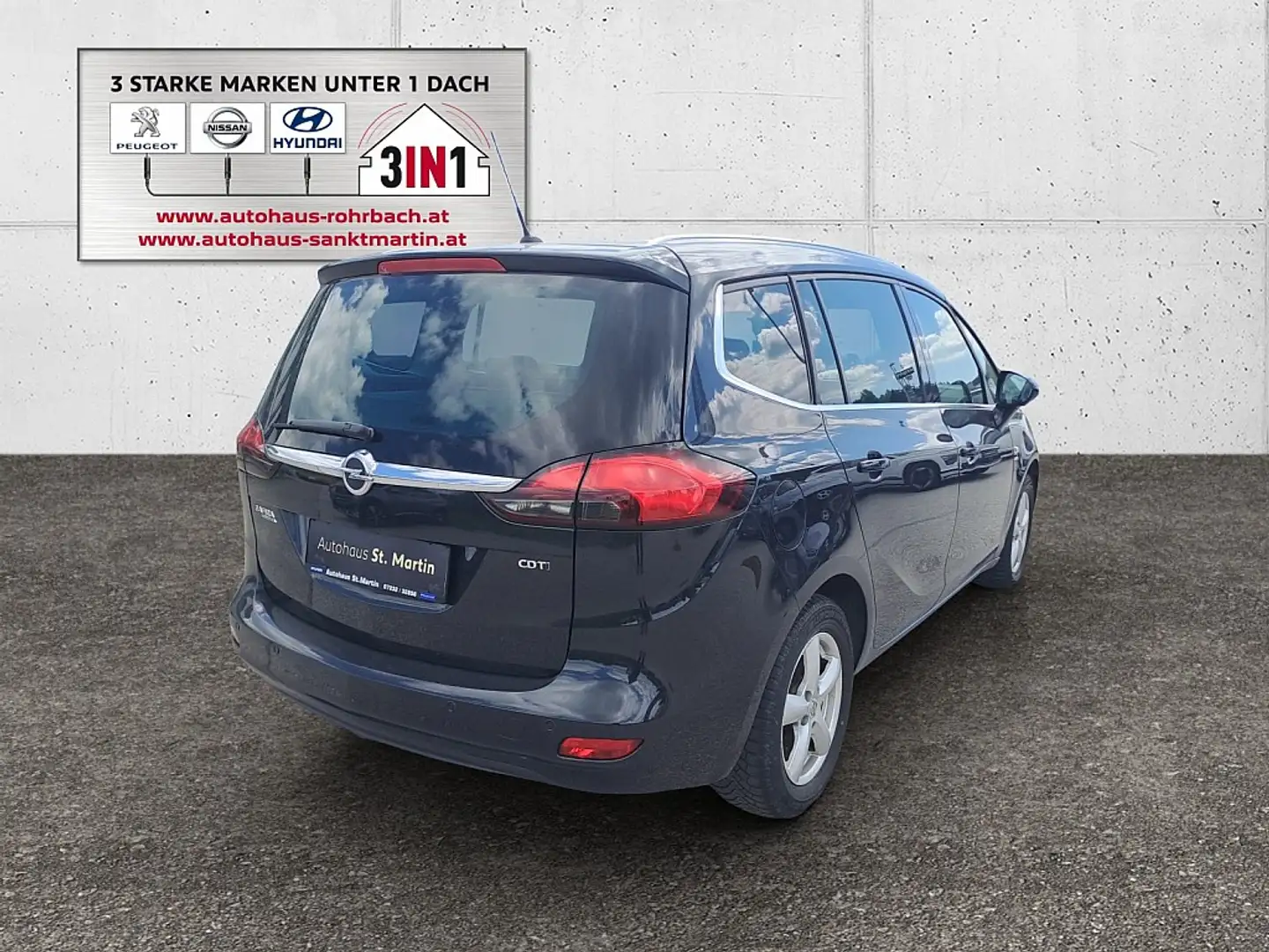 Opel Zafira Tourer 2,0 CDTI Ecotec Active Schwarz - 2