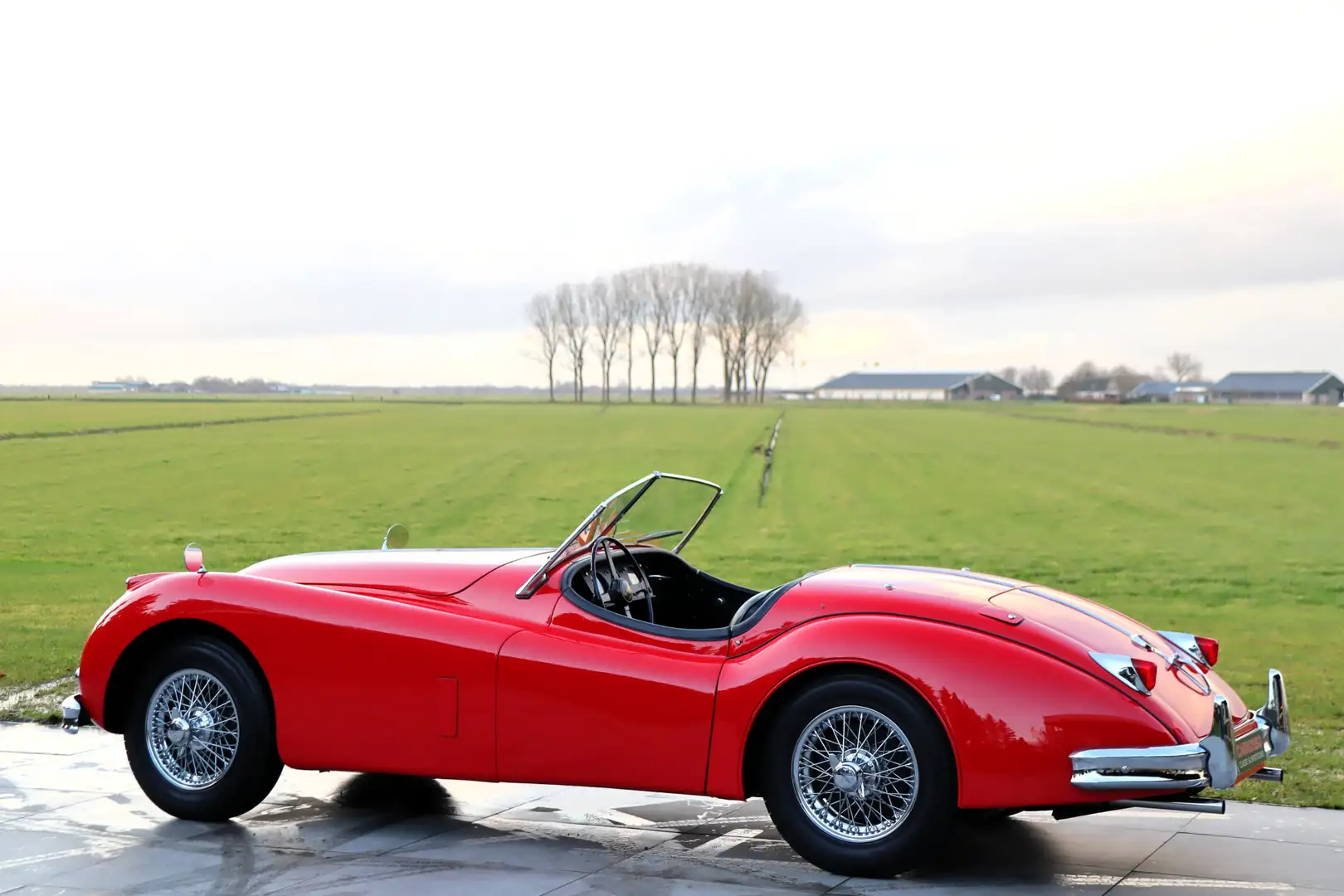 Jaguar XK 140 OTS - Restored, LHD, Getrag 5-gearbox Czerwony - 2