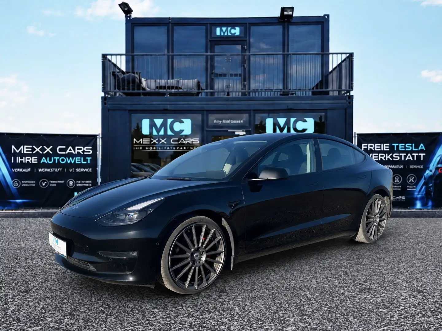 Tesla Model 3 Performance AWD | 90,4% S| FACELIFT | 355 kW | WÄ Schwarz - 1