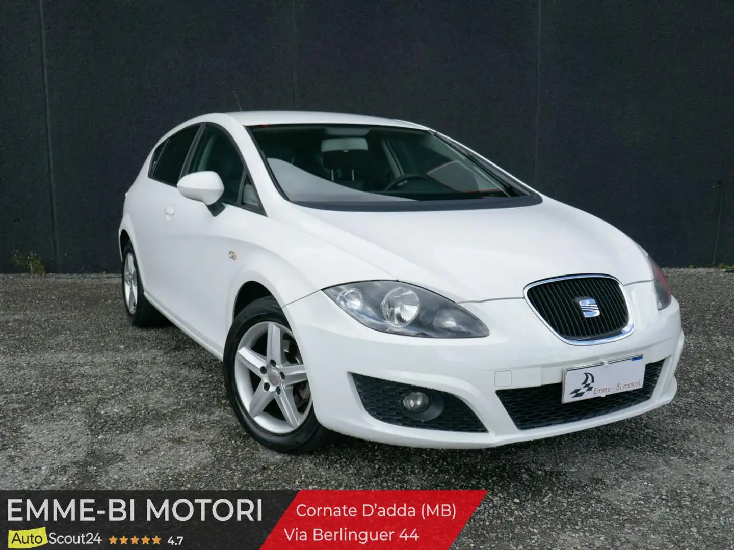 SEAT Leon 1.6 TDI 90CV CR DPF Reference uniproprietaro ok ne Weiß - 2