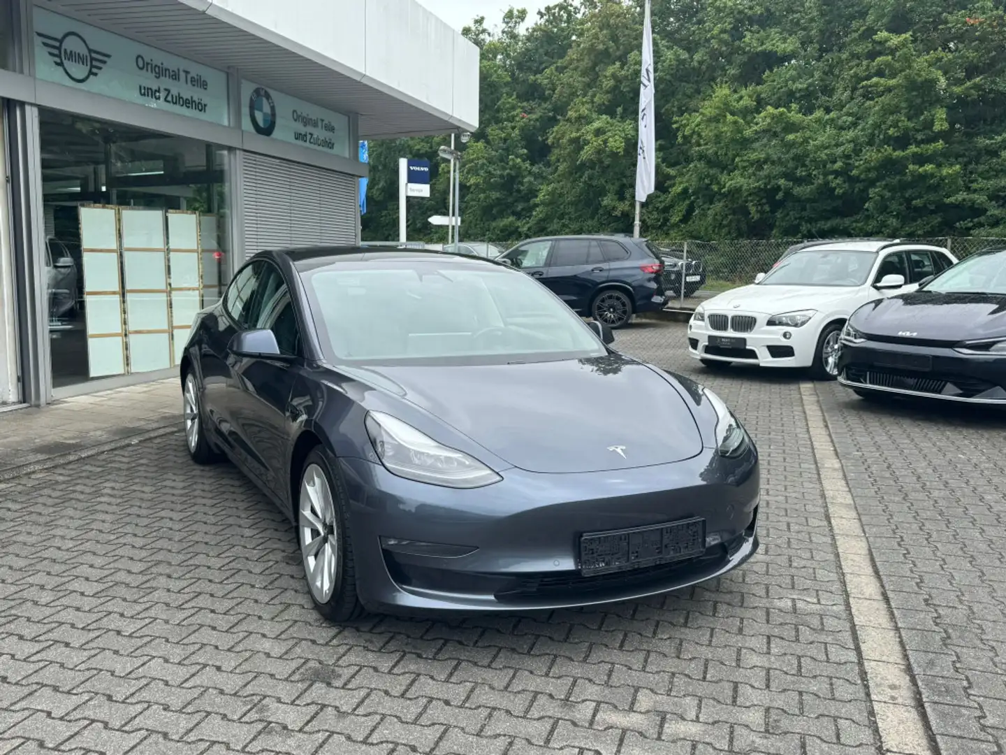 Tesla Model 3 Long Range Dual AWD PANO+STDHZ+LED+ACC+ Grey - 2