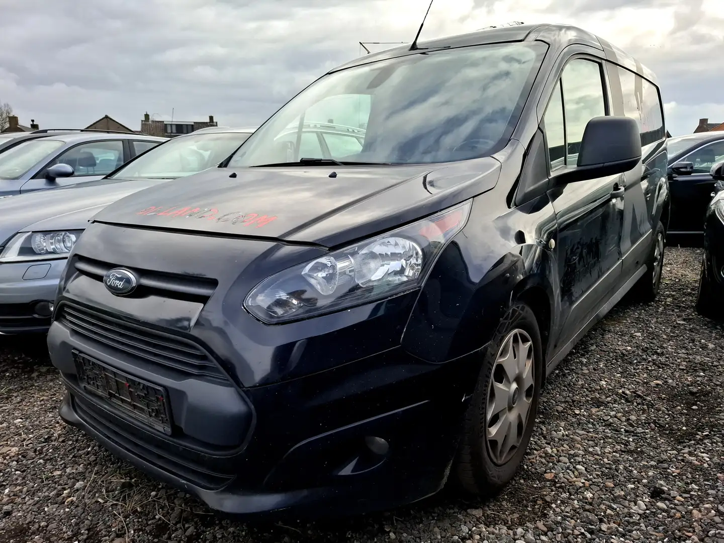 Ford Transit Connect 1.5 TDCI L2 (AUTOMAAT KAPOT) -BTW Zwart - 1