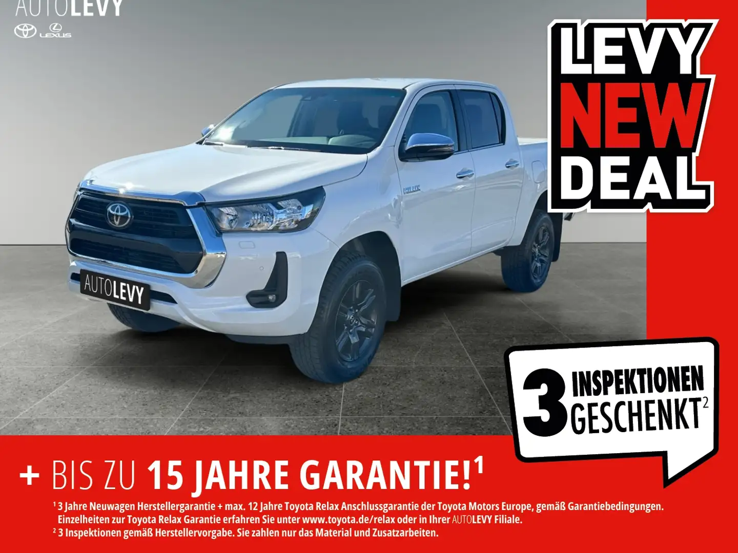 Toyota Hilux 2.4 l Double Cab  AT 4X4 Comfort *AKTION* Bianco - 1