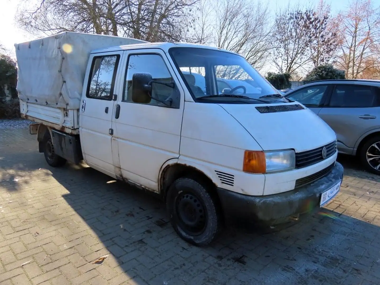 Volkswagen T4 1.9 TD Doka Pritsche 6Sitze+StandHZ Gris - 1