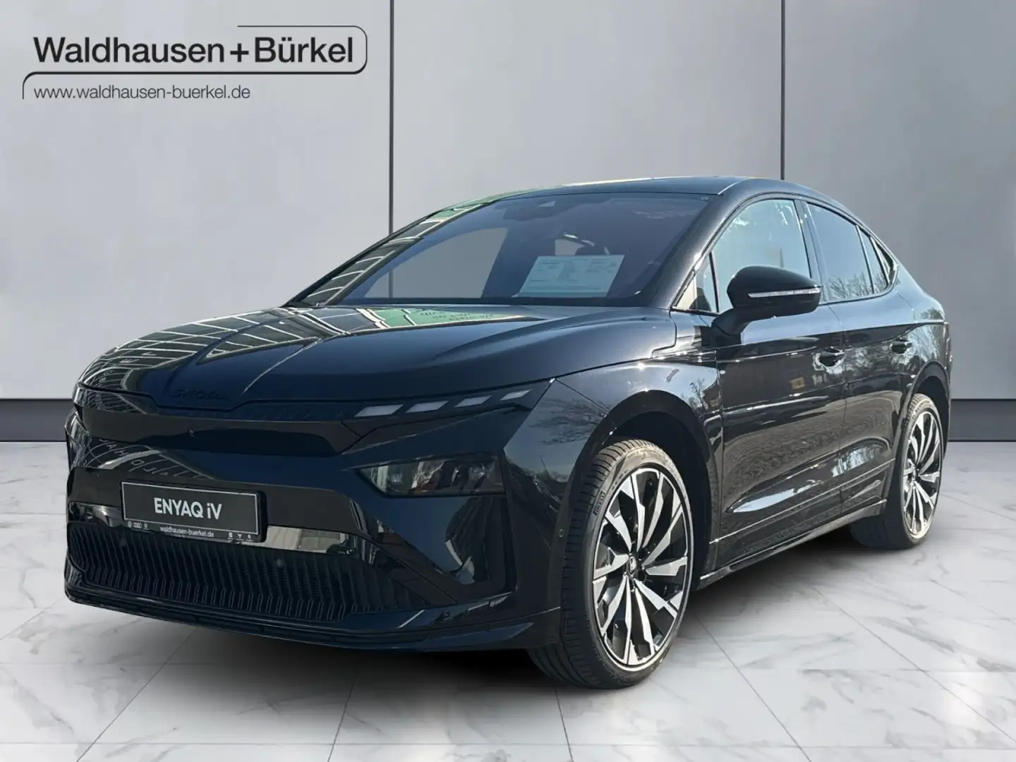 Skoda Enyaq Coupé 85 Sportline *360 Kamera Klima Navi Zwart - 1