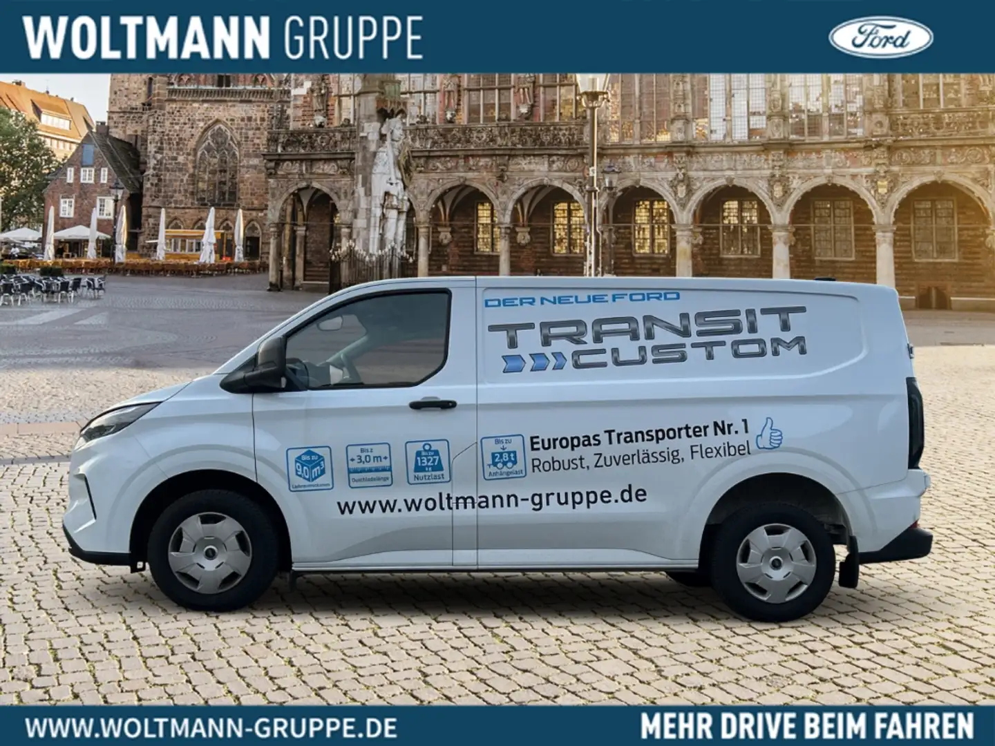 Ford Transit Custom Kasten 280 L1 Trend FWD 2.0 EcoBlue Bianco - 2