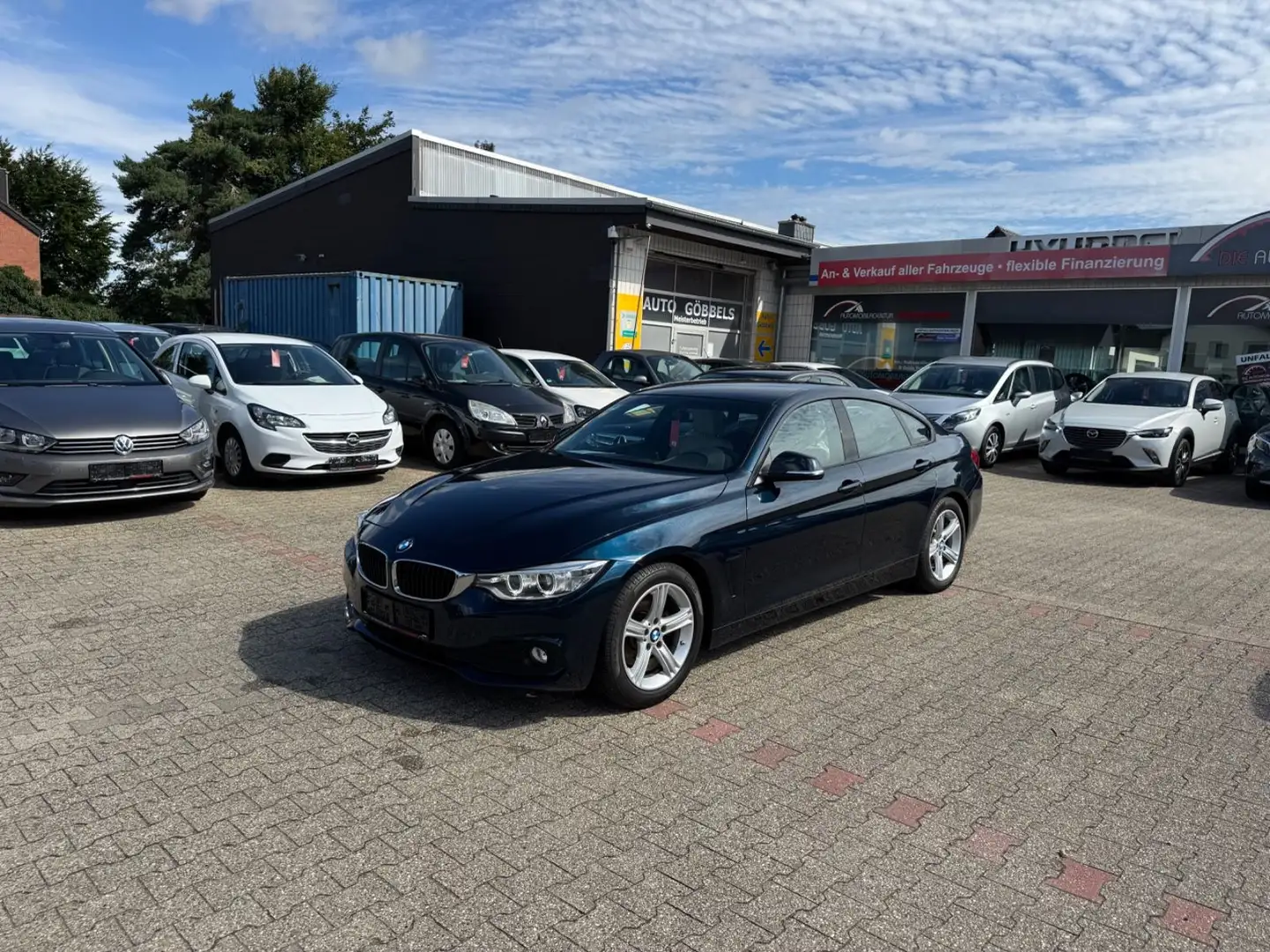 BMW 420 d Gran Coupe NAVI LED TEMPO PDC 8-fach bereif Blau - 1