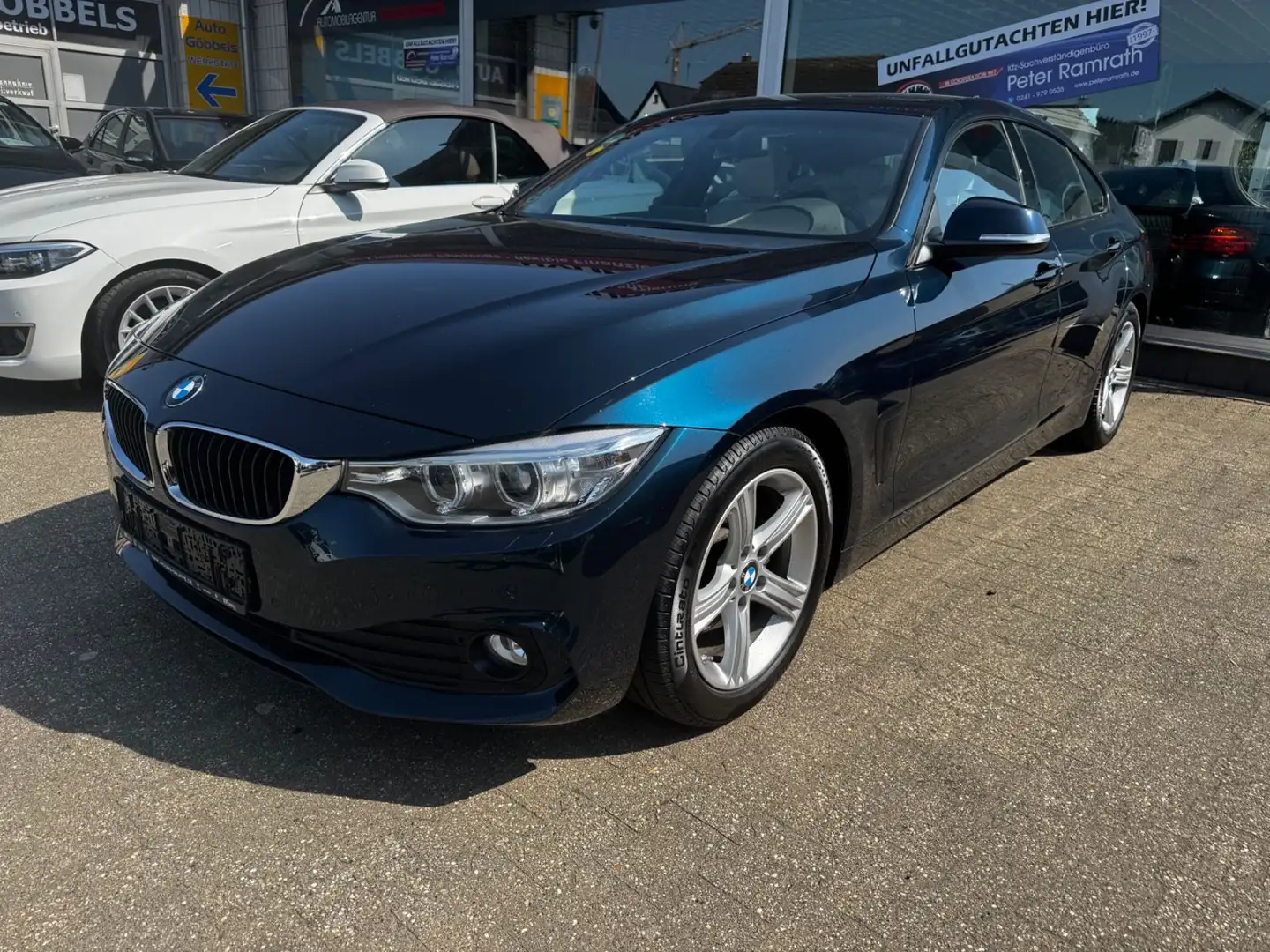 BMW 420 d Gran Coupe NAVI LED TEMPO PDC 8-fach bereif Blau - 1