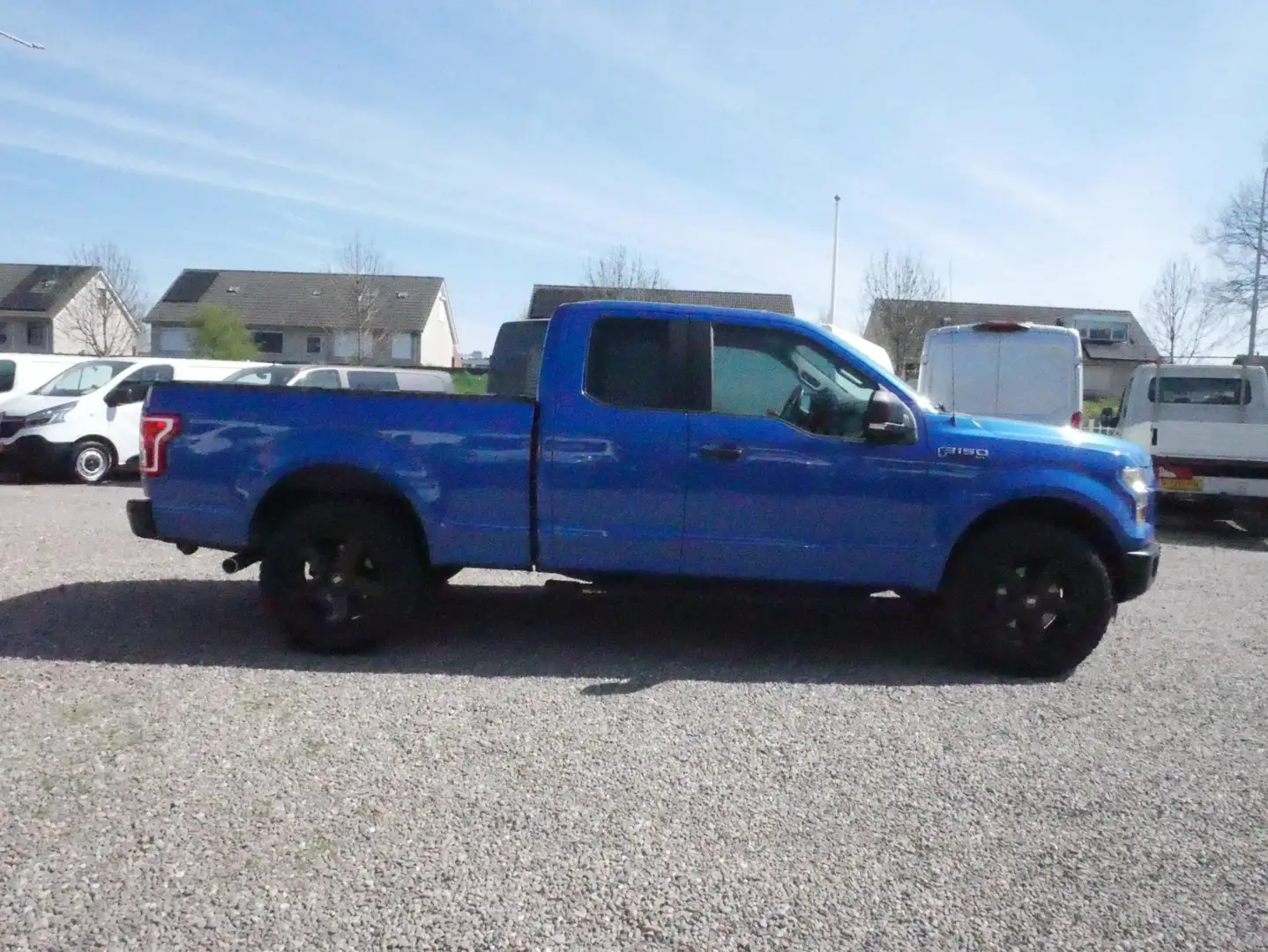 Ford F 150 XLT 5.0 365PK, V8, Super Cab, Airco, 4*4 Blau - 2