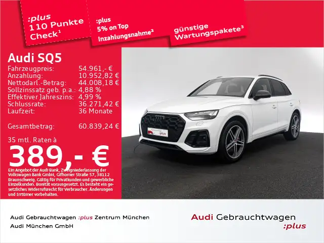 Audi SQ5 TDI tiptr. StdHzg/B&O/Matrix