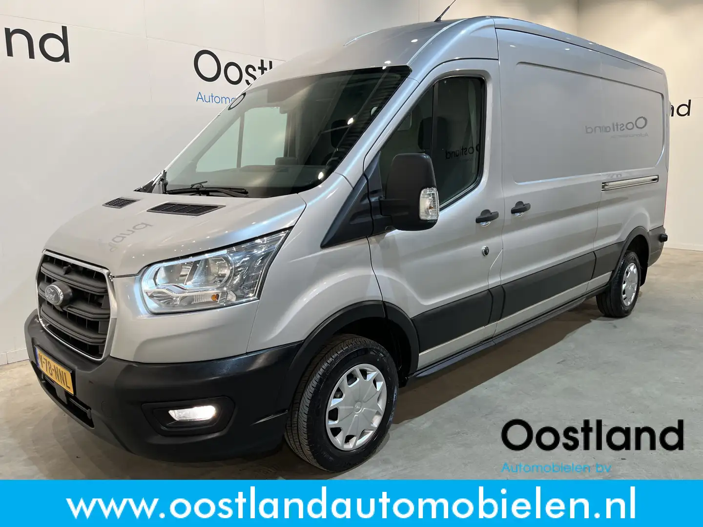 Ford Transit 2.0 TDCI L3H2 Trend 170 PK / Euro 6 / Airco / Schu Grijs - 1