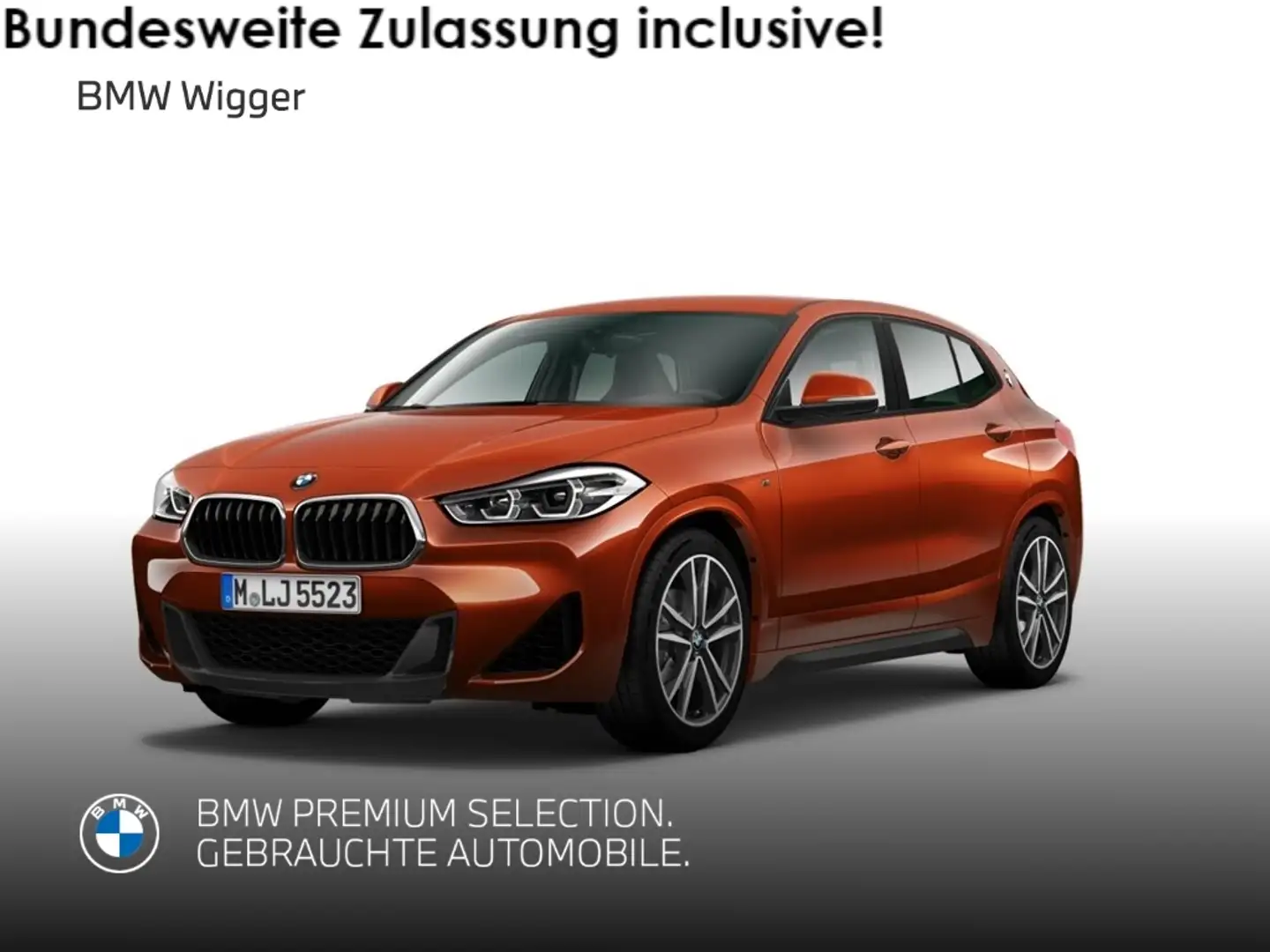BMW X2 sDrive18d M Sport/HUD/Navigation/Memory/LED Orange - 1