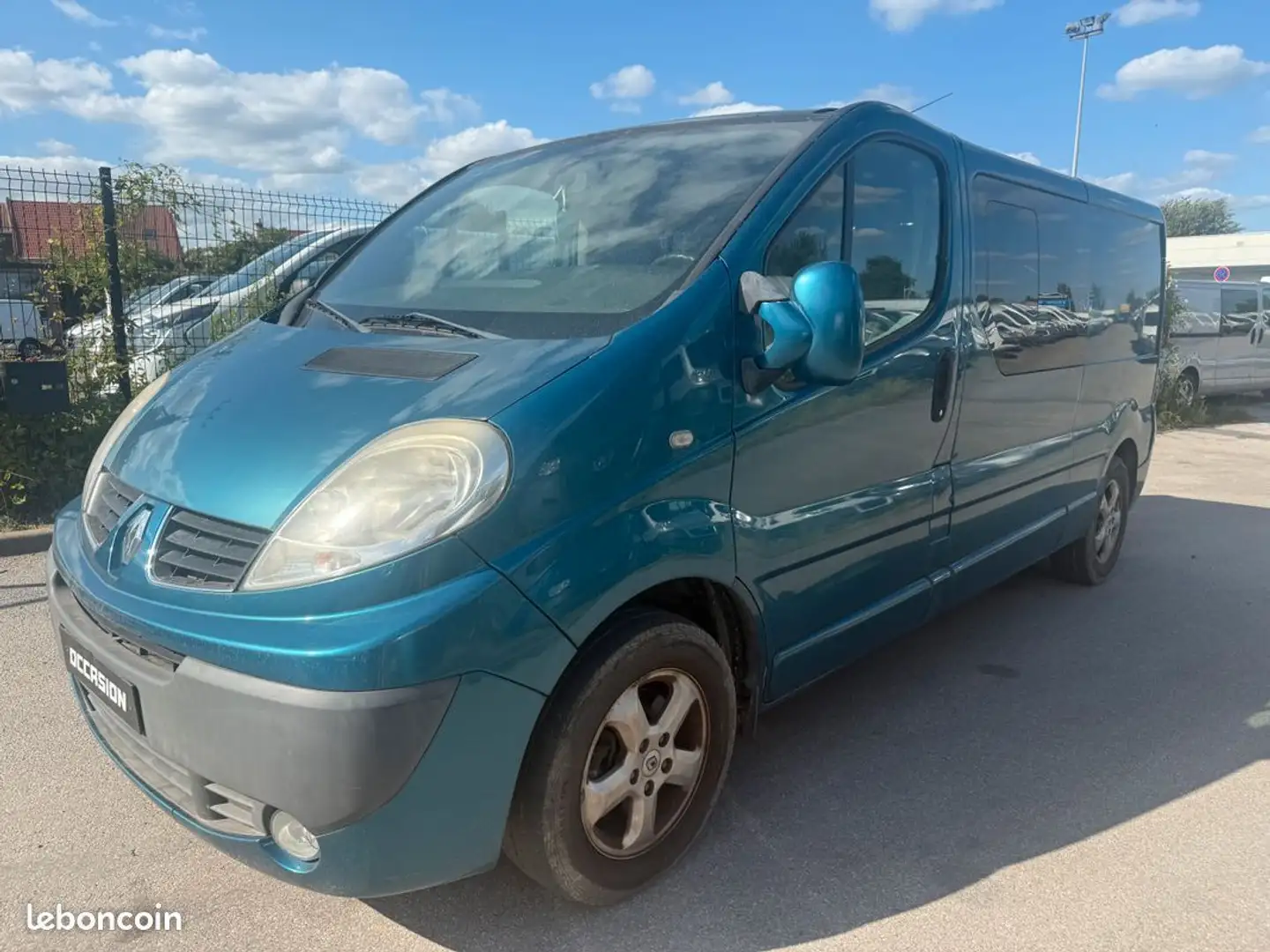Renault Trafic 2.5 DCI 150cv 6places Double Cab Rallongè Clim-Att Bleu - 1