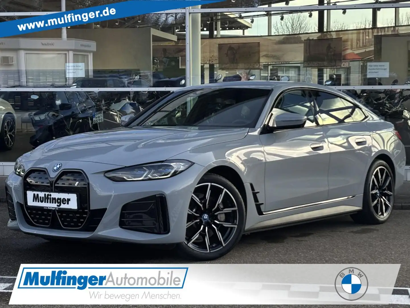 BMW i4 e35 M Sport Leder SuView ACC HUD Lenkradh.19" Grau - 1