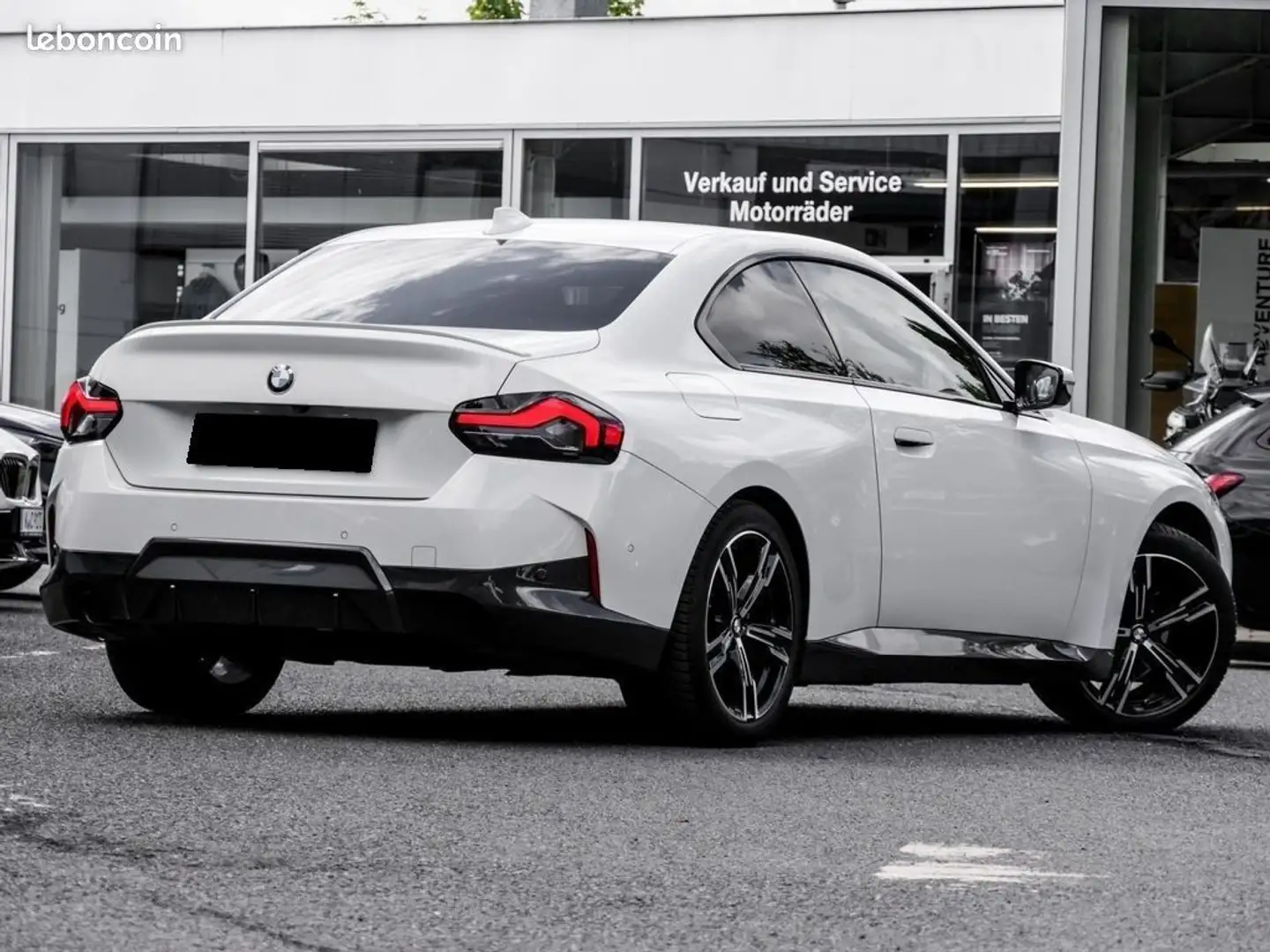 BMW 220 Serie 220d M SPORT 190CH GPS-LED-CAMERA-HARMAN KARDON-VIRTUAL COCKPIT-CUIR ALCANTARA-JANTES 18 Blanc - 2