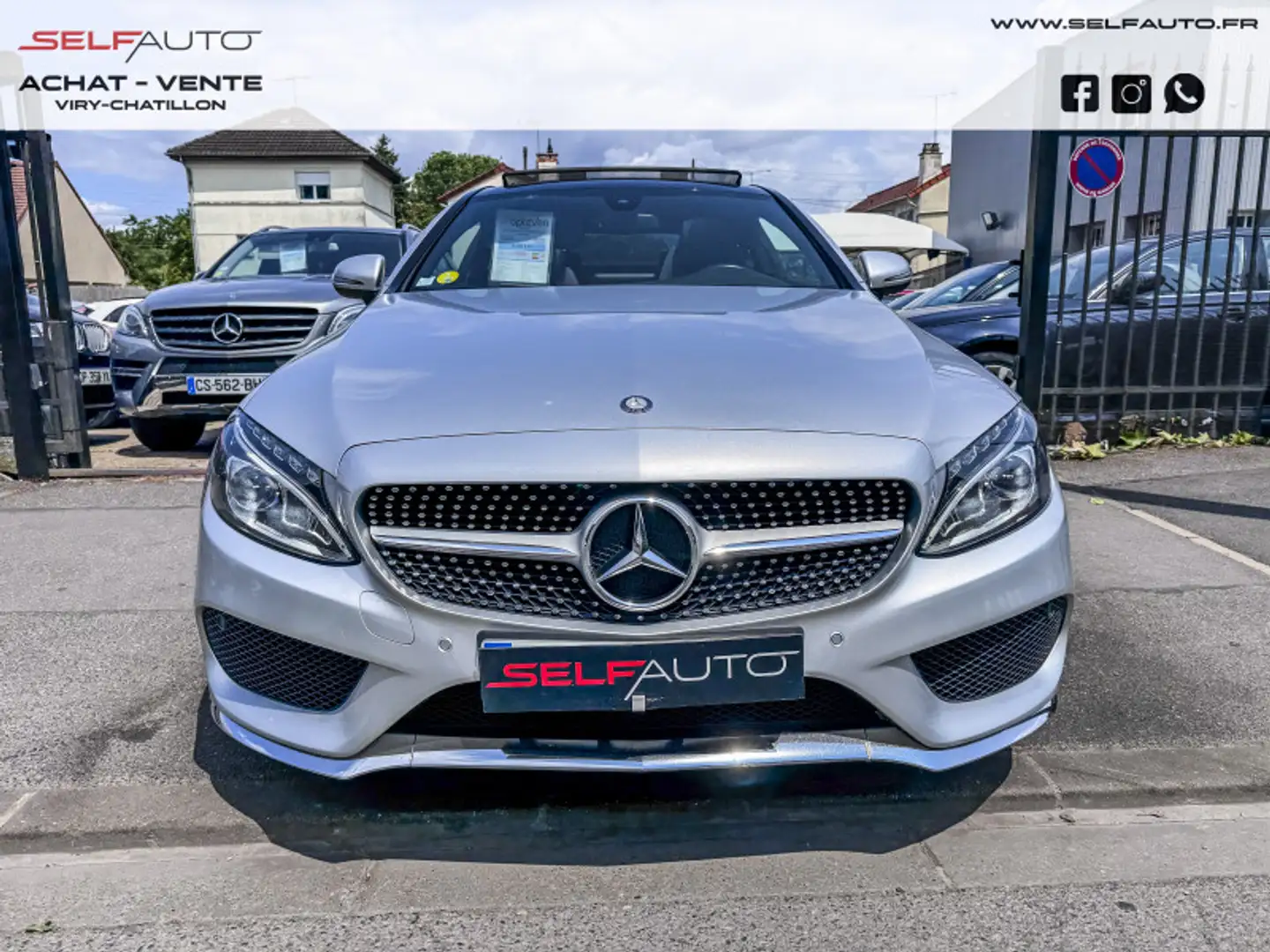 Mercedes-Benz C 220 220 D 170CH SPORTLINE 9G-TRONIC Gris - 2