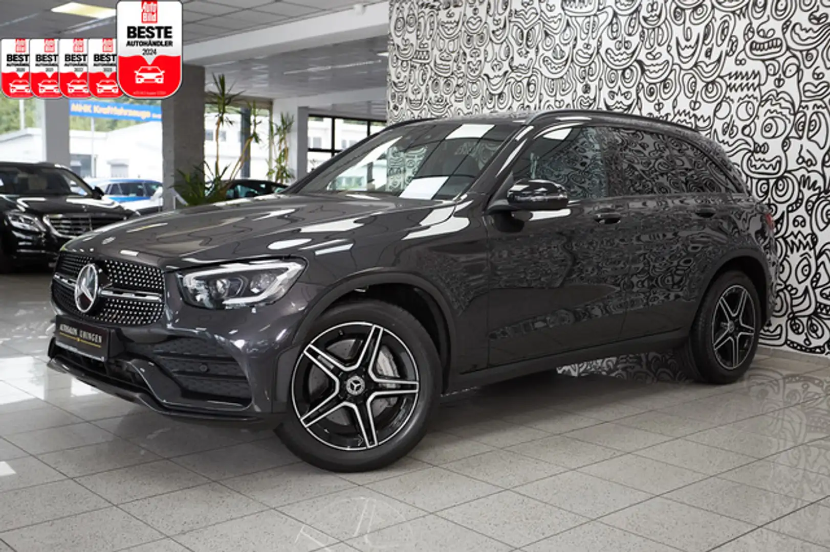 Mercedes-Benz GLC 200 4MATIC*3x AMG SPORT*WIDE*PANO*MBUX*DISTR Szary - 1