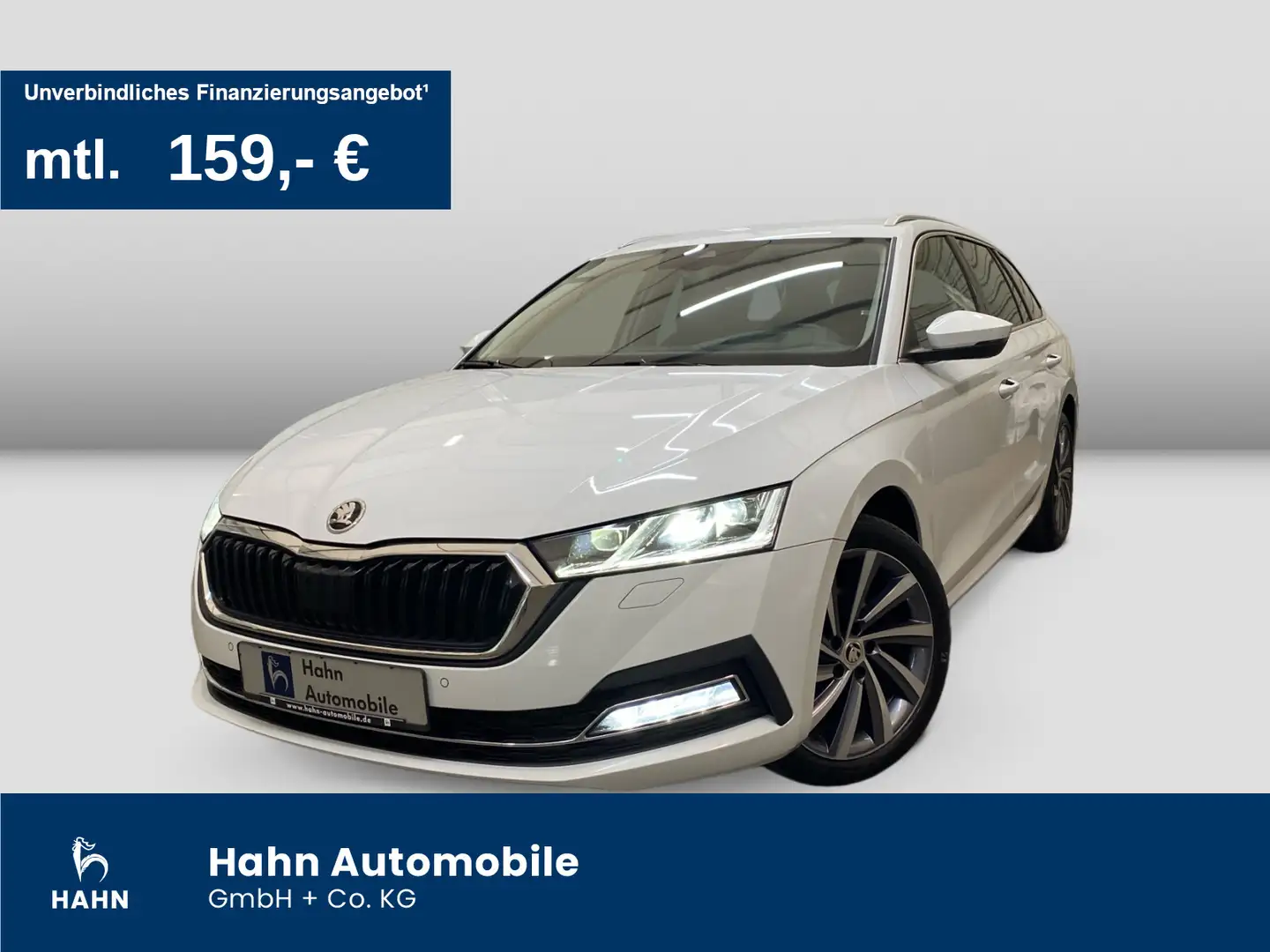 Skoda Octavia Combi 2.0TDI DSG Style Matrix AHK Navi Weiß - 1