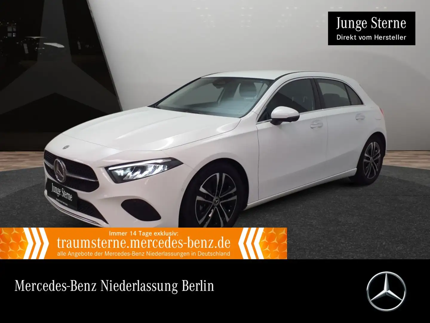 Mercedes-Benz A 200 PROGRESSIVE+360°+LED+TOTW+KEYLESS+7G Weiß - 1