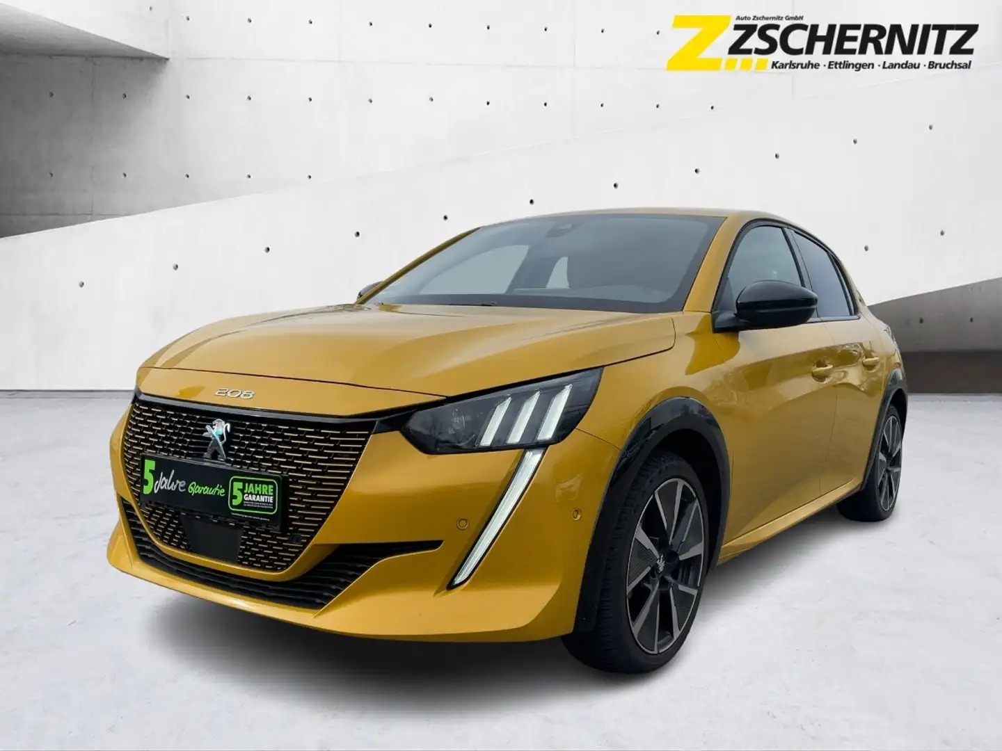 Peugeot 208 e- Elektromotor 136 (e-) e- GT Kamera LED Nav Gelb - 1