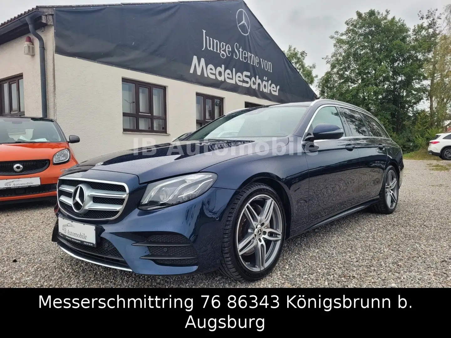 Mercedes-Benz E 220 T AMG LINE Pano*Burmester*AHK*Widescreen Blau - 1
