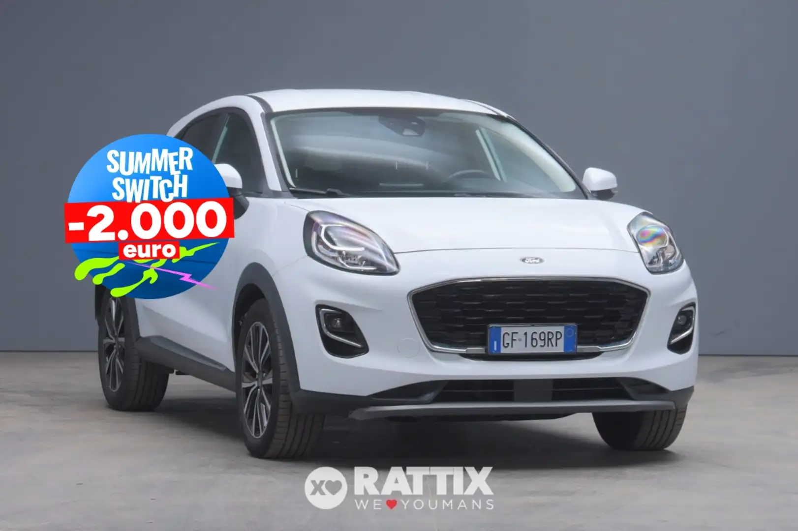 Ford Puma 1.0 Ecoboost Hybrid 125CV Titanium Bianco - 1
