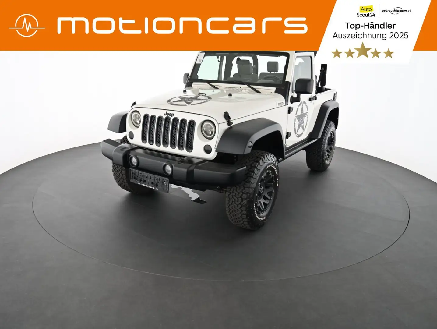 Jeep Wrangler Jeep Wrangler 2.8 CRD DPF Sport EXP € 22.880,- Weiß - 1