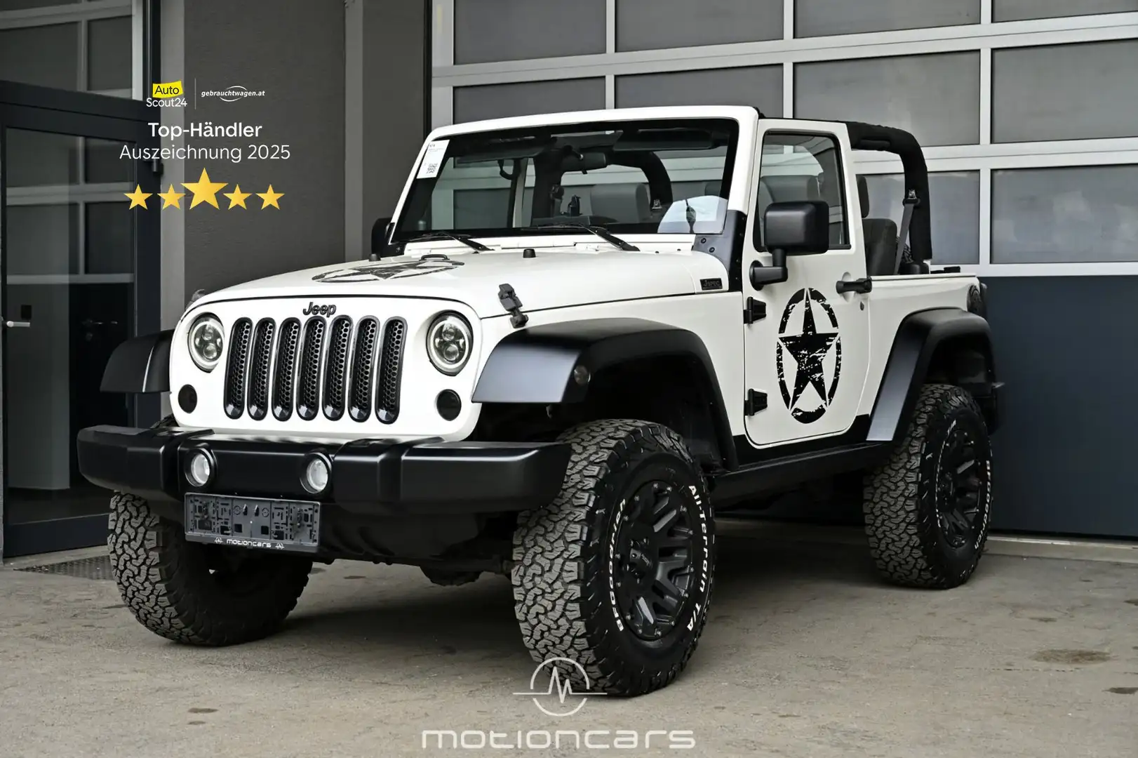 Jeep Wrangler Jeep Wrangler 2.8 CRD DPF Sport EXP € 23.380,- Weiß - 1