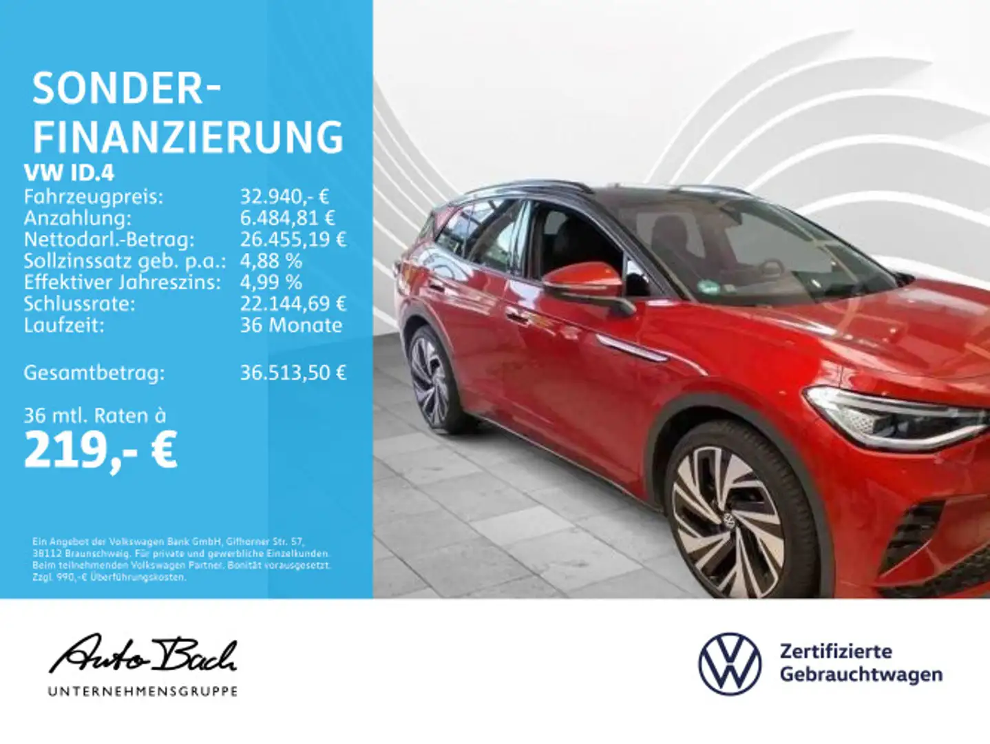 Volkswagen ID.4 GTX, Navi, LED-Matrix, Area View, Klima, AC Rot - 2