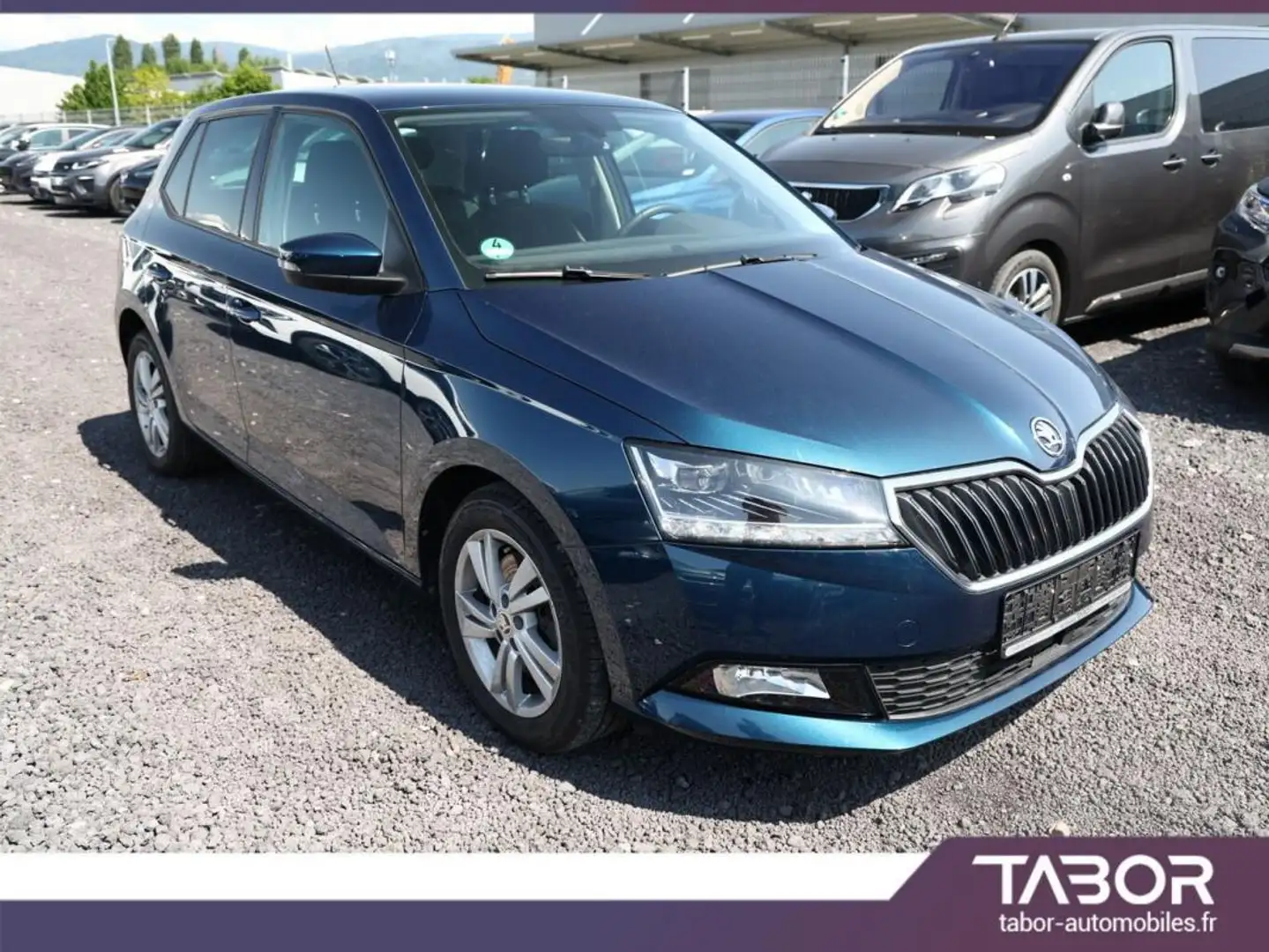 Skoda Fabia 1.0 TSI 95 DSG Style LED CAM GPS Bleu - 2